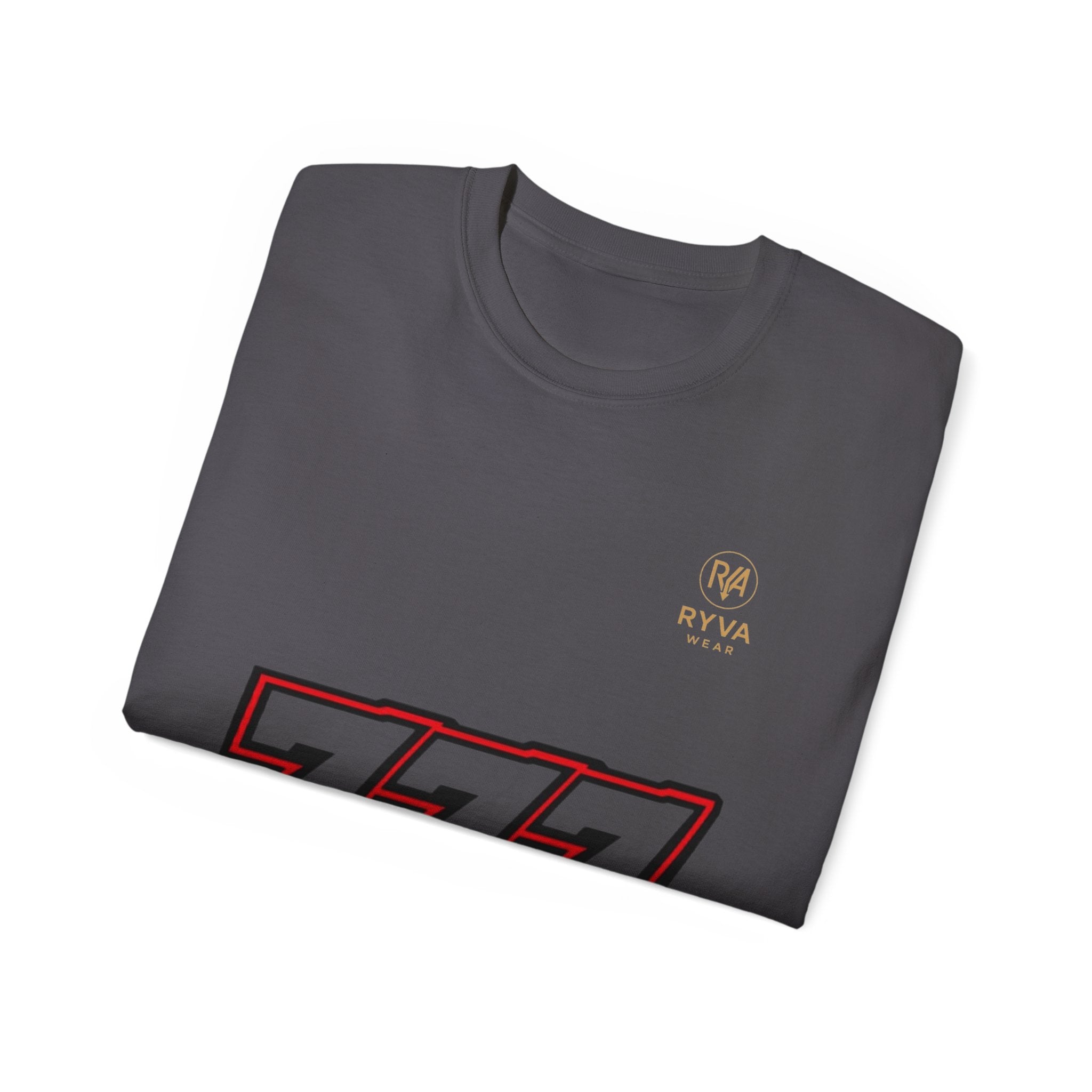 777 Graphic Tee — Lucky Slot Machine Number T-Shirt
