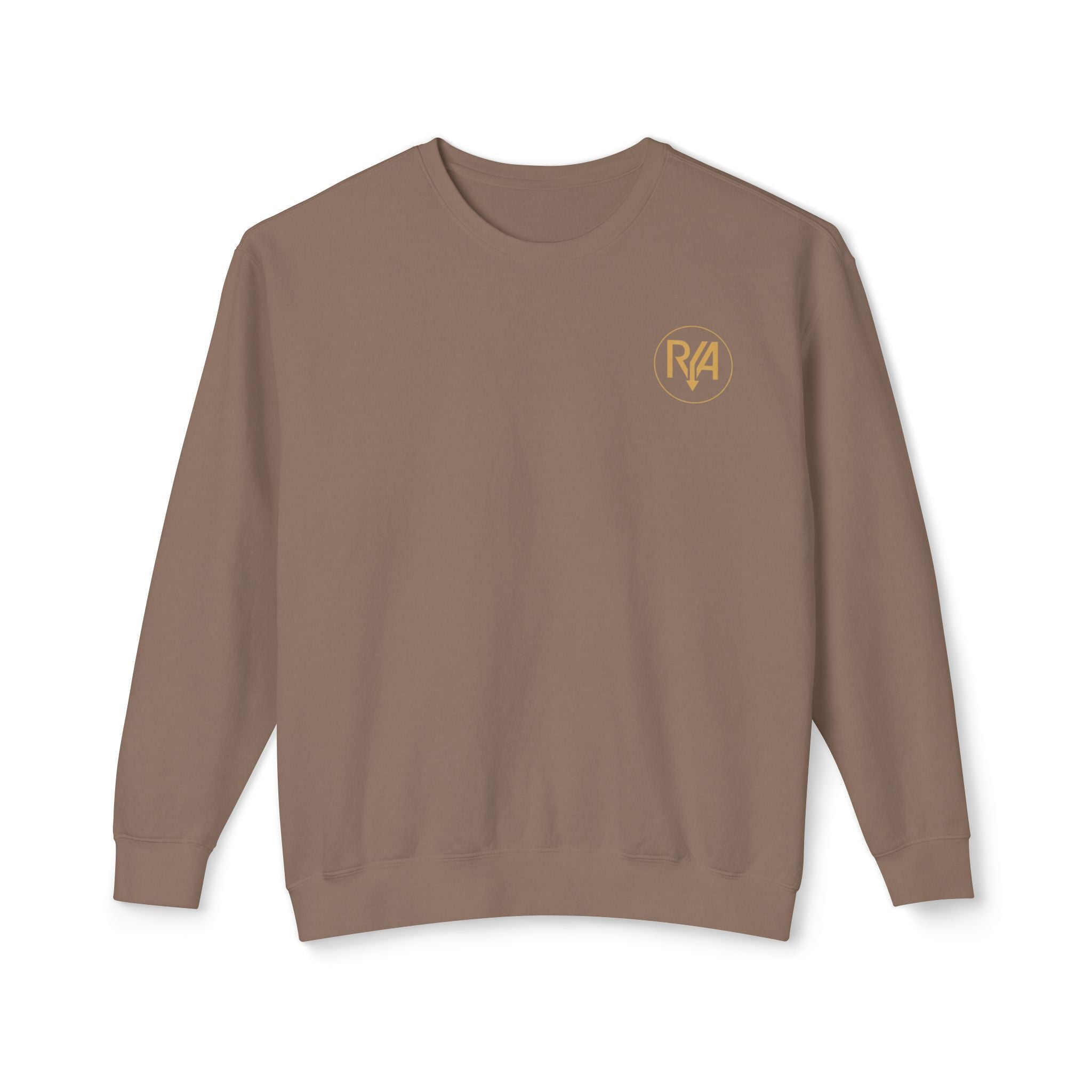 Minimal Monogram Crewneck Sweatshirt — R/A Embroidered