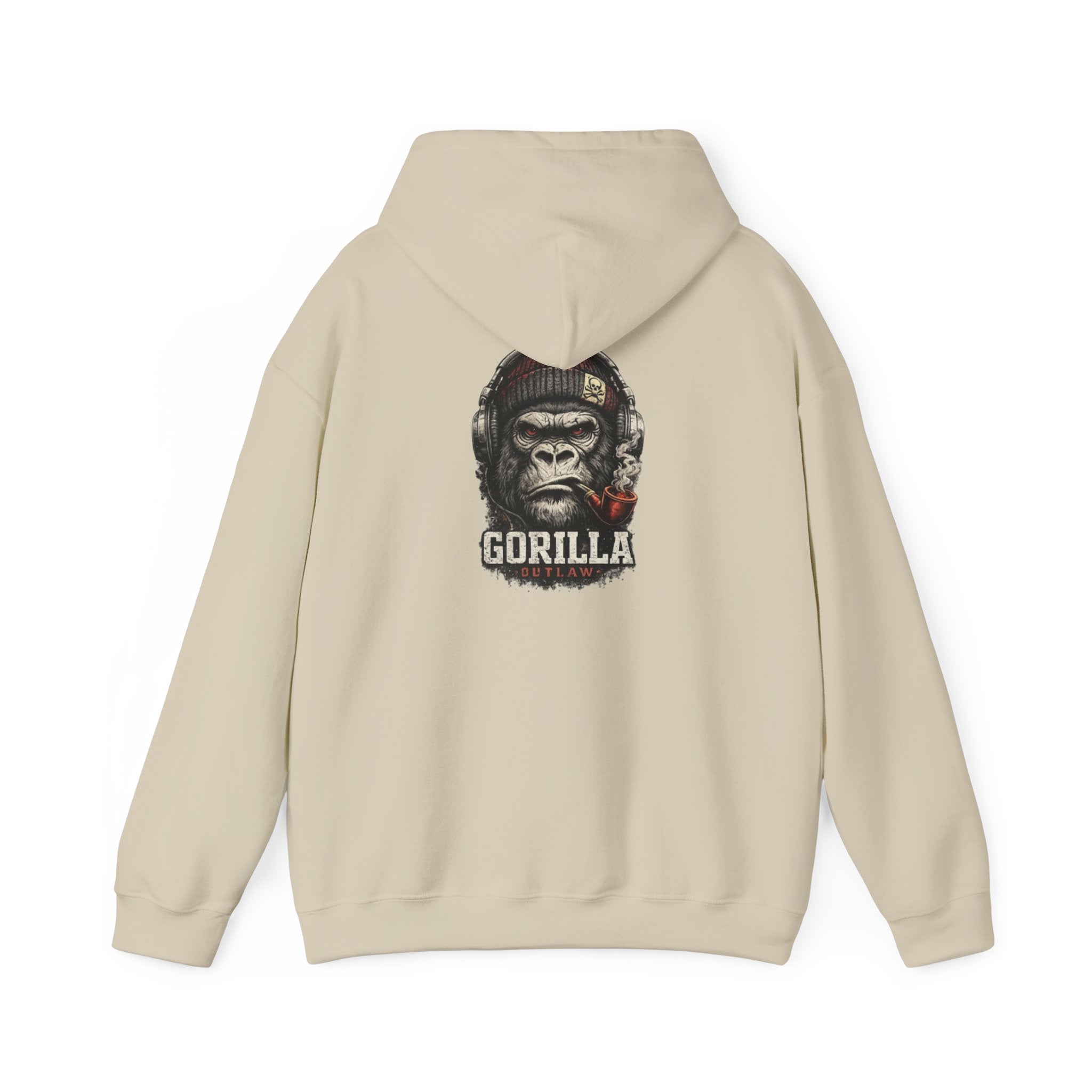 Gorilla Graphic Hoodie — Bold Ape Portrait Sweatshirt