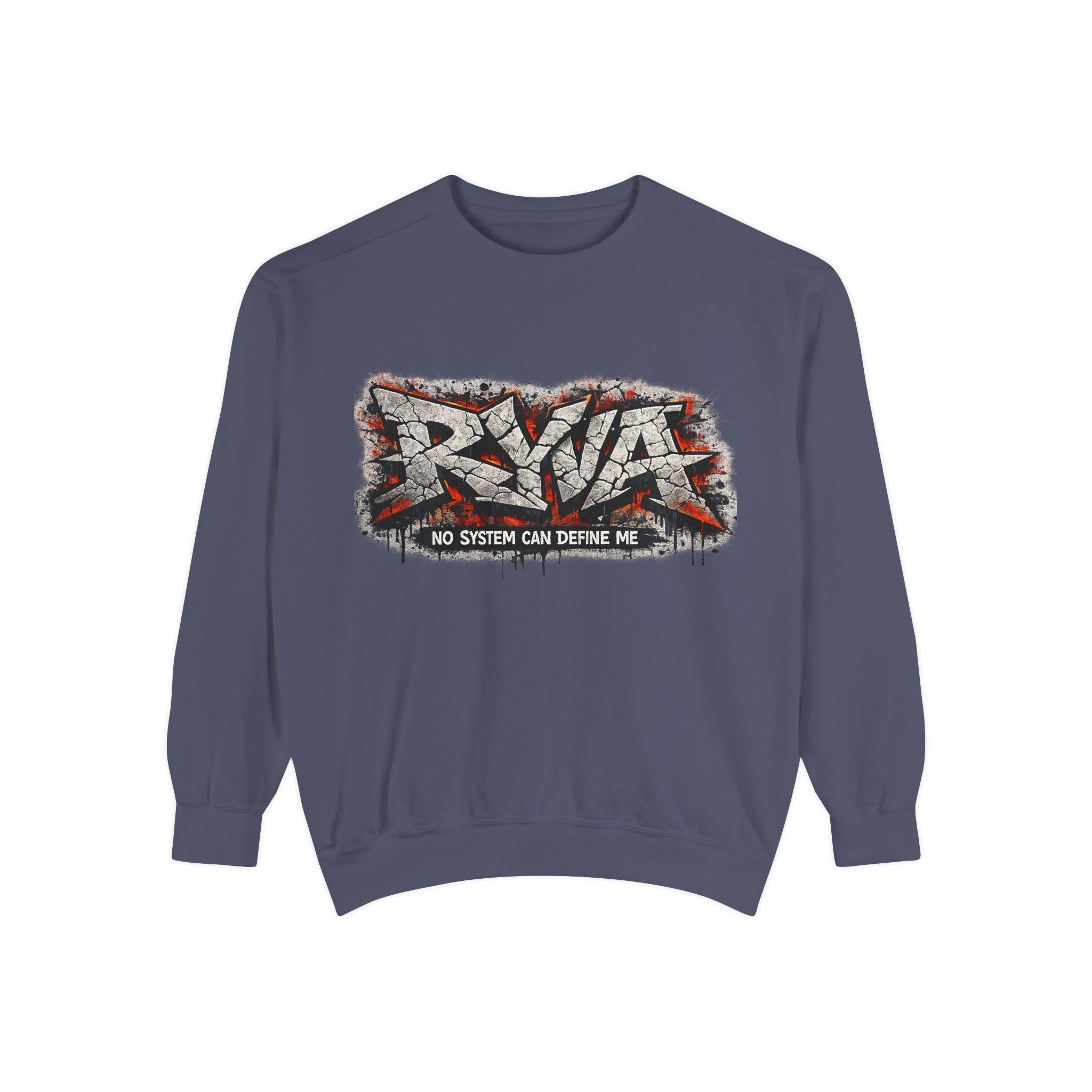RVA Graffiti Sweatshirt — "No System Can Define Me" Urban Crewneck