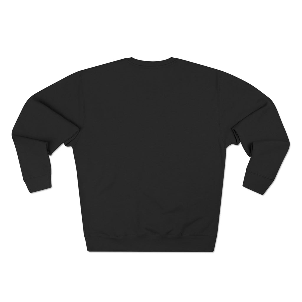 Minimal Logo Crewneck Sweatshirt — Embroidered 'RA' Chest Patch