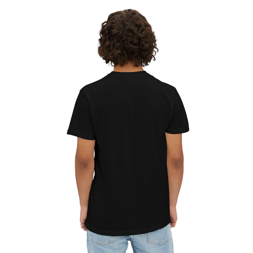 Minimal Pocket T‑Shirt — Subtle Text Chest Pocket Tee