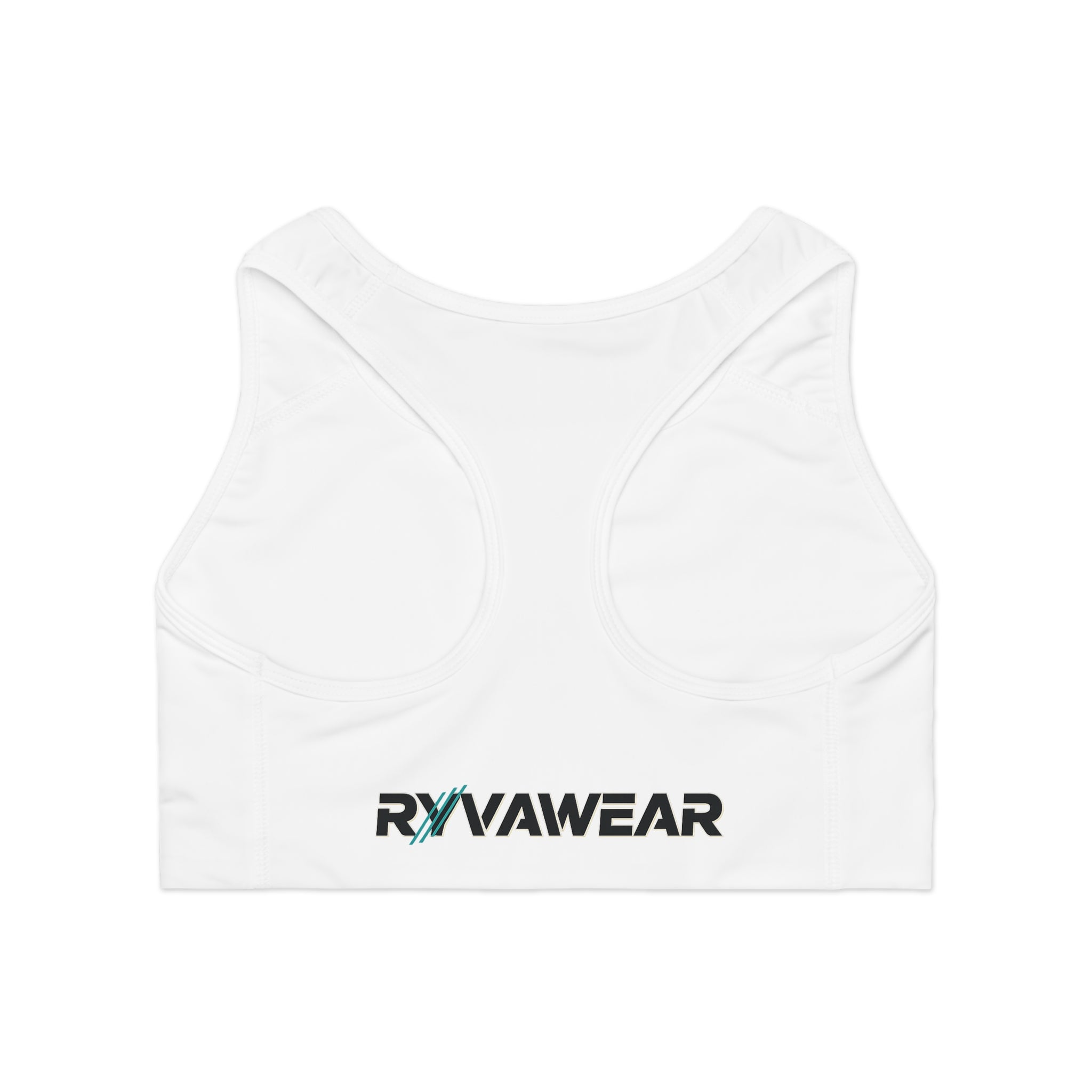 RyvaWear Logo Sports Bra — Women's Performance Racerback Activewear