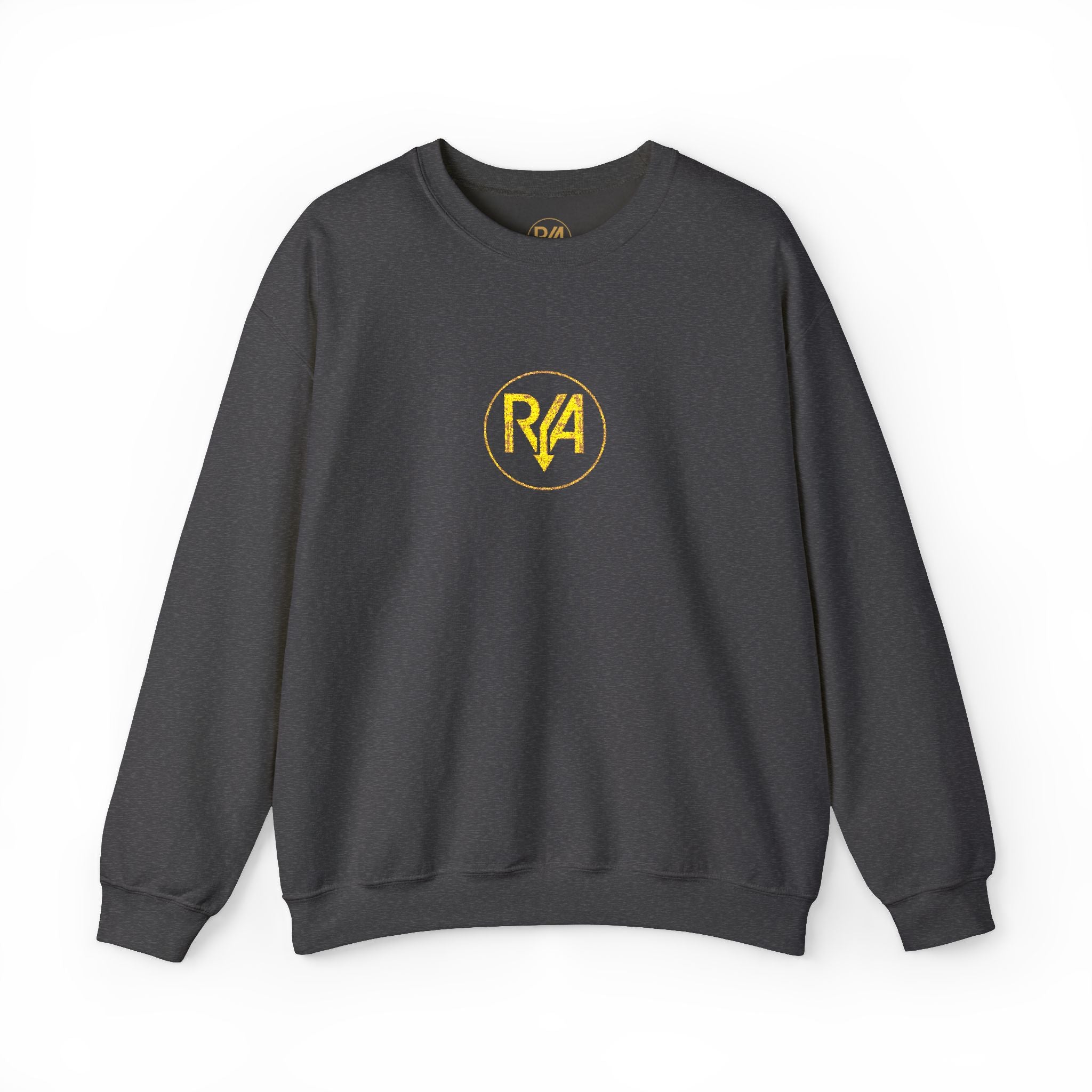 RA Yellow Floral Logo Crewneck Sweatshirt