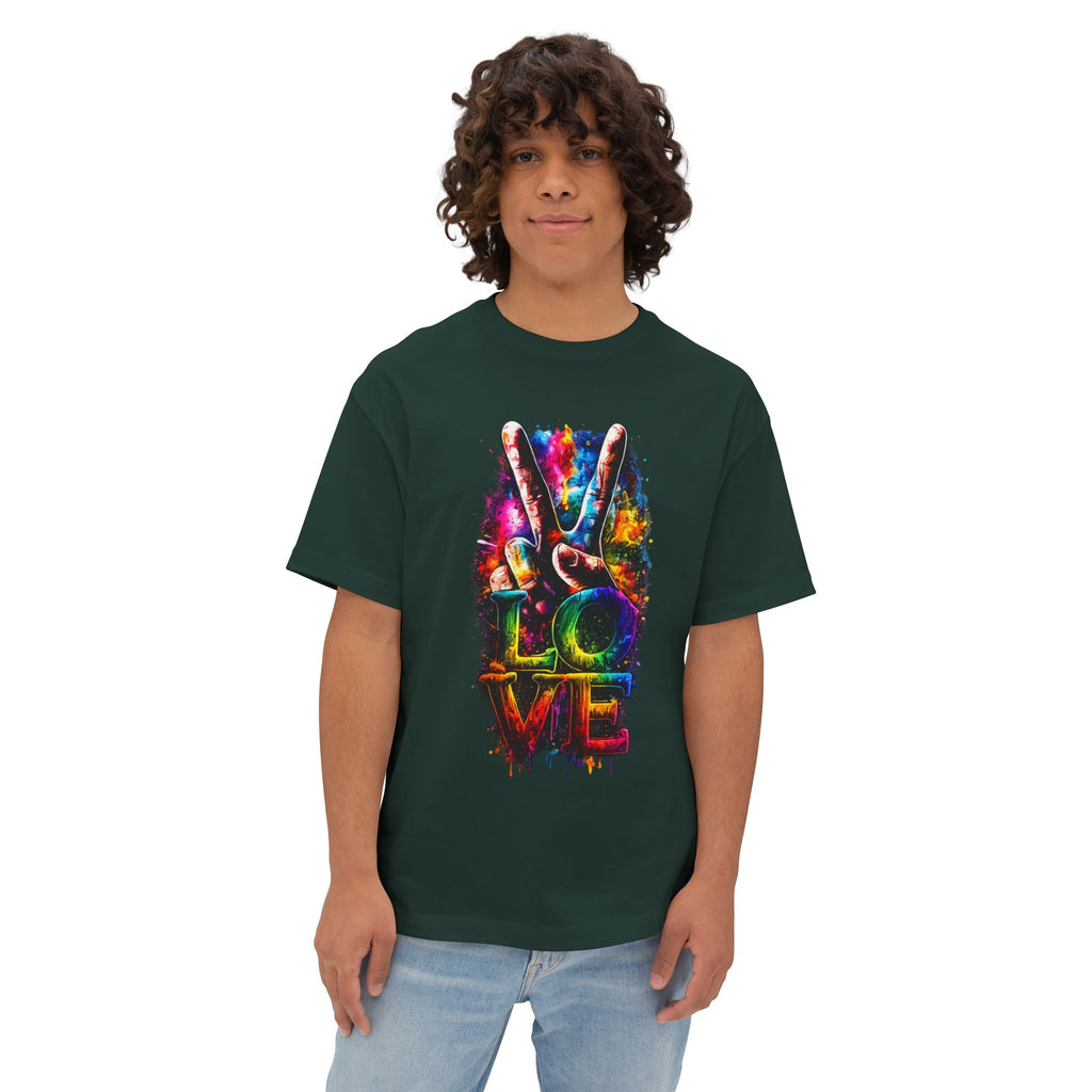 Love Peace Vibe Tee — Colorful Tie-Dye Peace Sign T-Shirt