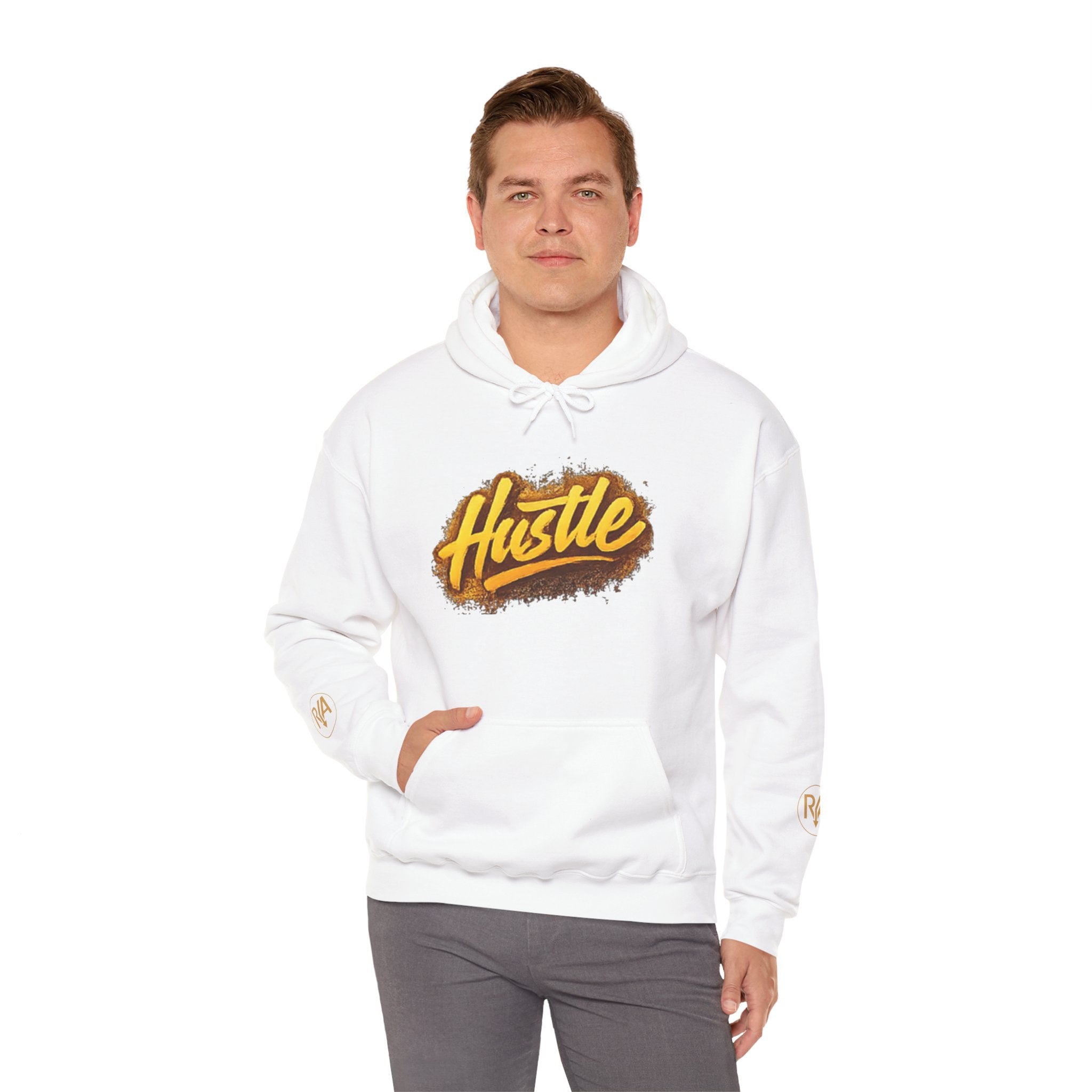 Hustle Graphic Hoodie — Motivational Streetwear Pullover