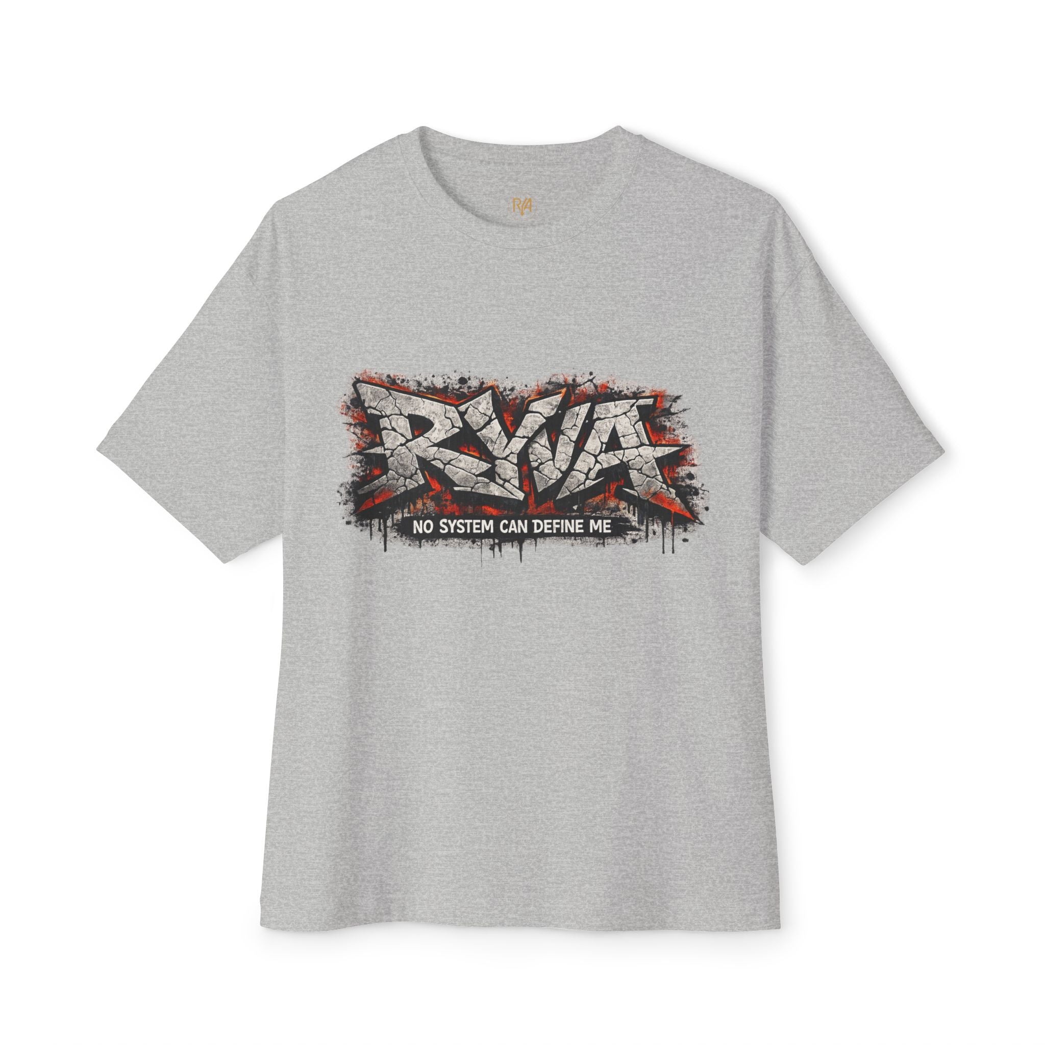 Graffiti 'No System Can Define Me' Boxy Tee