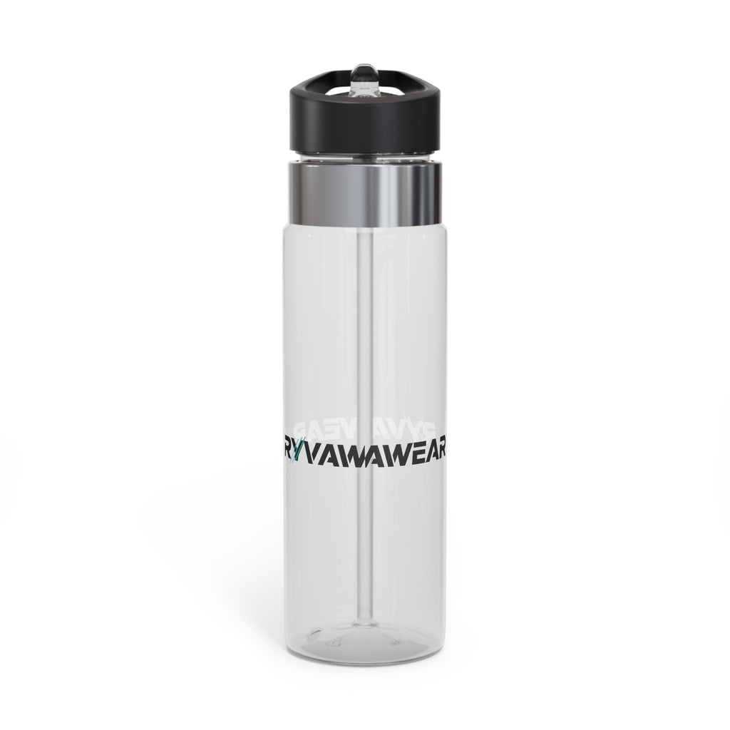 20oz Tritan Sport Bottle — Clear BPA-Free Water Bottle with Flip Straw Lid