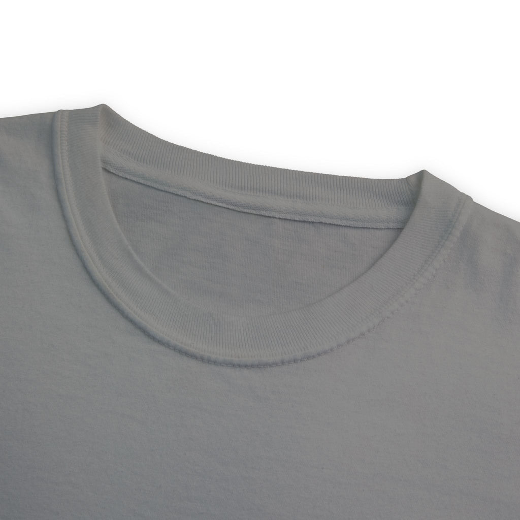 Minimal Pocket T‑Shirt — Subtle Text Chest Pocket Tee