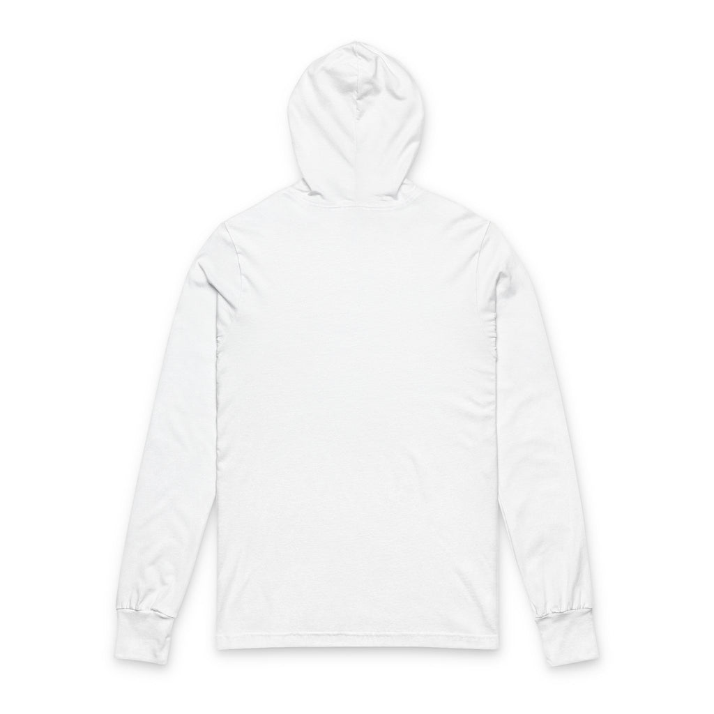 RVVAWEAR Hooded Long Sleeve Tee — Minimal Logo Lightweight Hoodie Tee