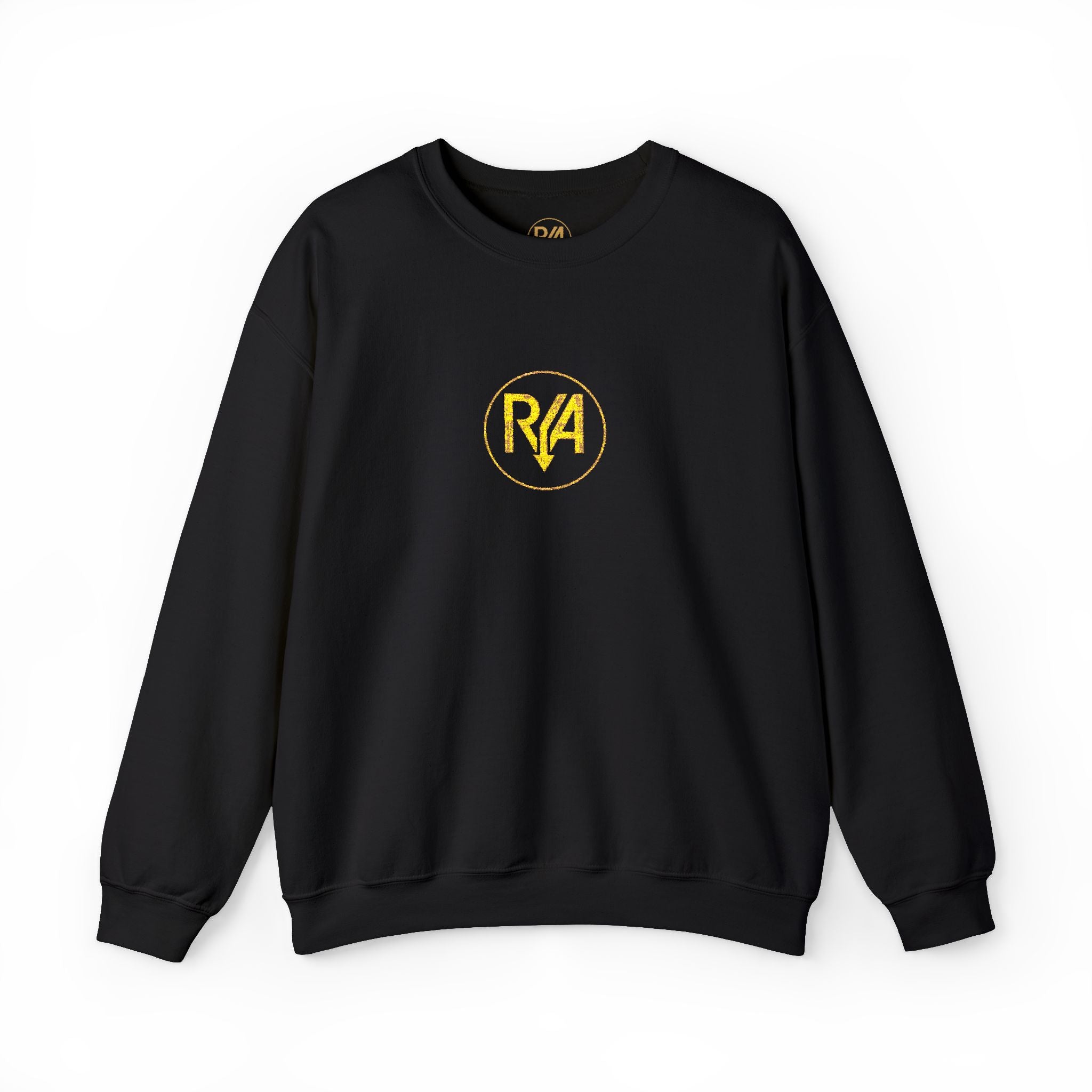 RA Yellow Floral Logo Crewneck Sweatshirt