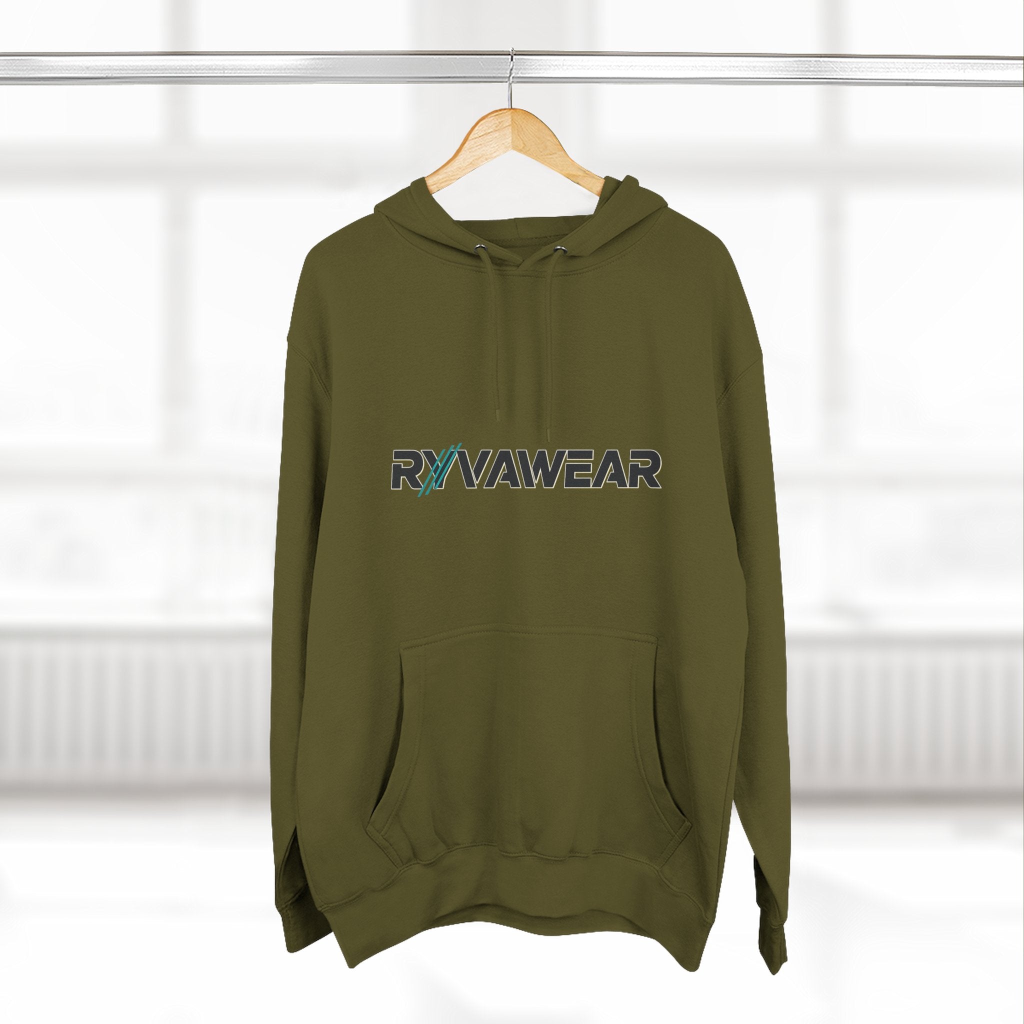 RYVAWEAR Logo Hoodie — Minimal Branded Fleece Pullover
