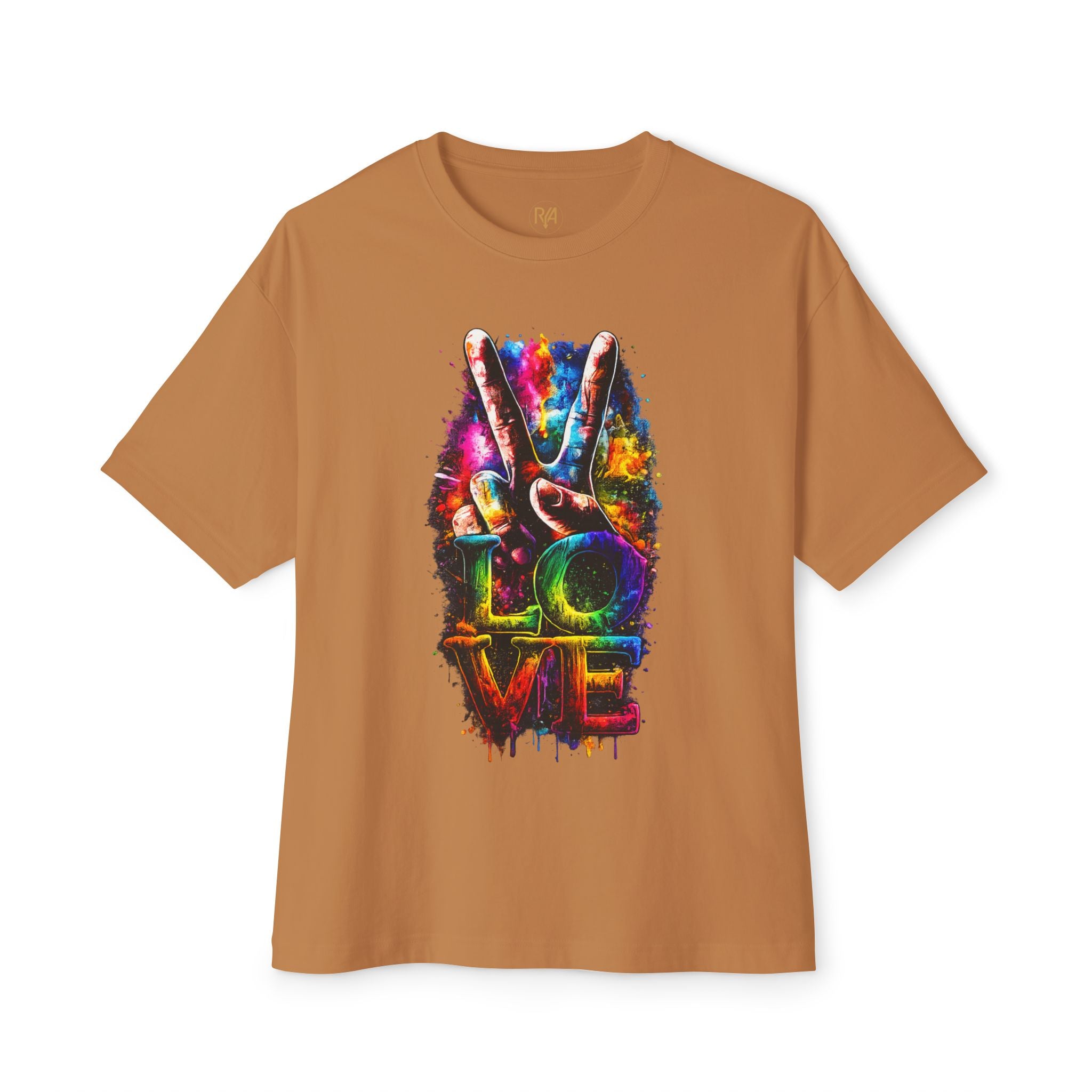 Love Peace Vibe Tee — Colorful Tie-Dye Peace Sign T-Shirt