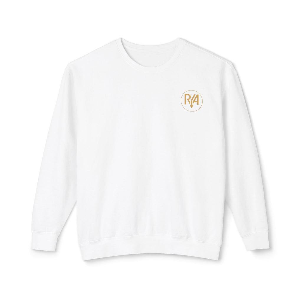 Minimal Monogram Crewneck Sweatshirt — R/A Embroidered