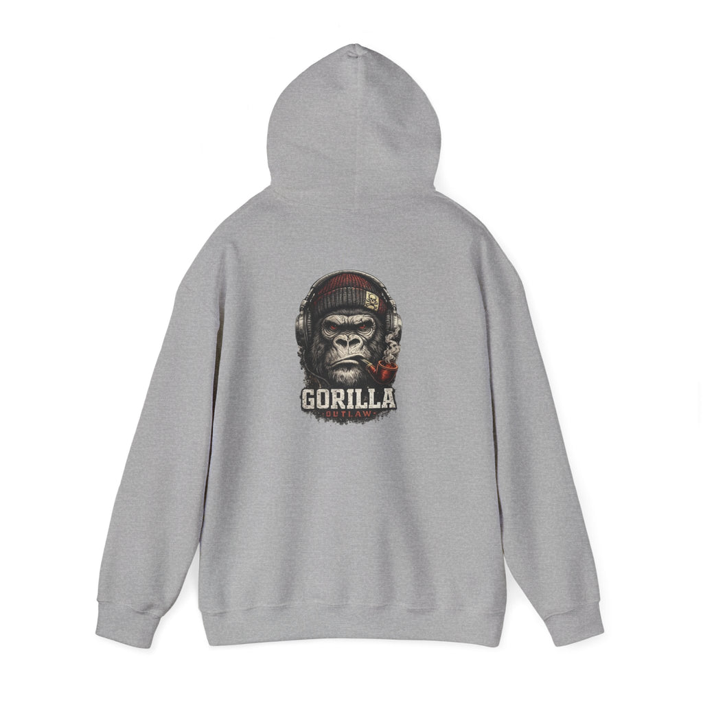 Gorilla Graphic Hoodie — Bold Ape Portrait Sweatshirt