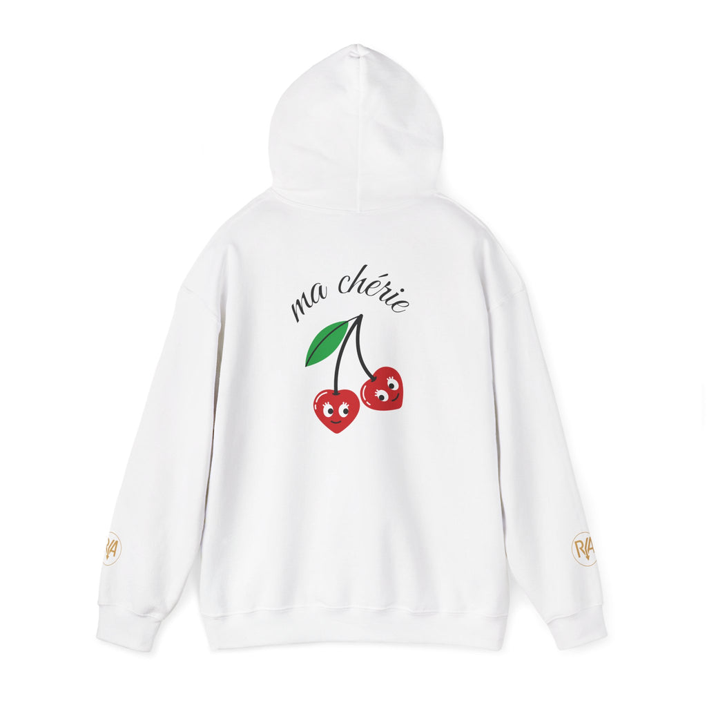 Cherry Mariette Hoodie — Cute Retro Cherry Graphic Hooded Sweatshirt