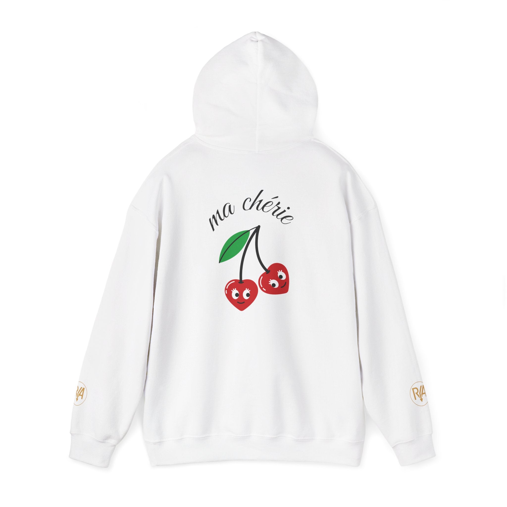 Cherry Mariette Hoodie — Cute Retro Cherry Graphic Hooded Sweatshirt