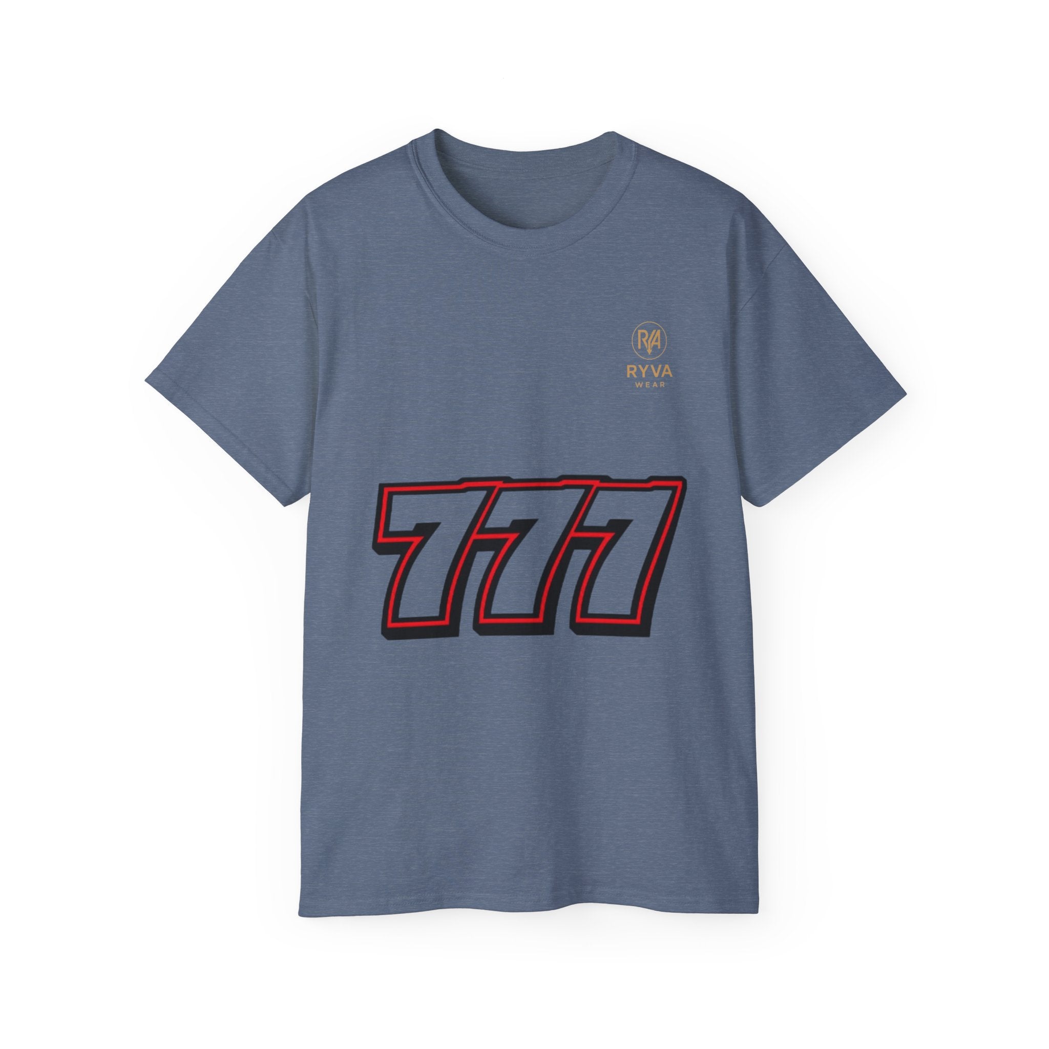 777 Graphic Tee — Lucky Slot Machine Number T-Shirt