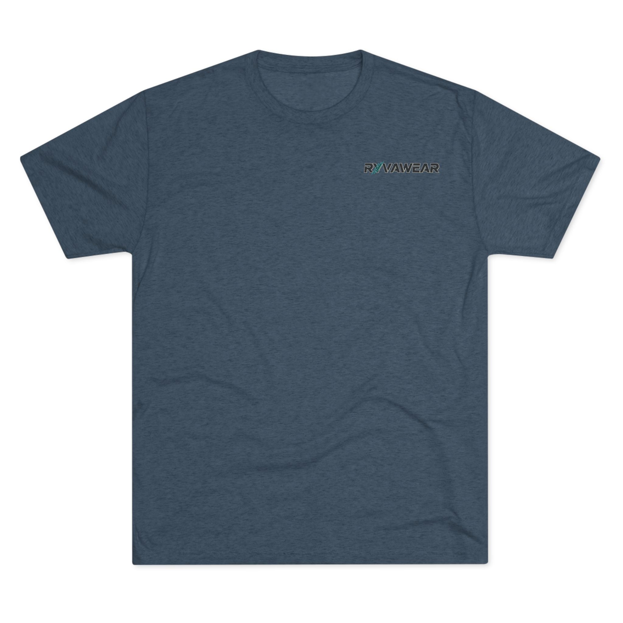 RYVNAWEAR Minimal Logo Tee — Lightweight Tri-Blend Crew Shirt