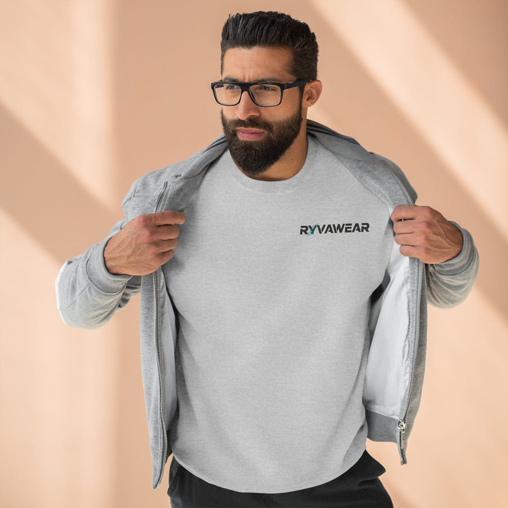 Minimalist 'RYVAWEAR' Crewneck Sweatshirt