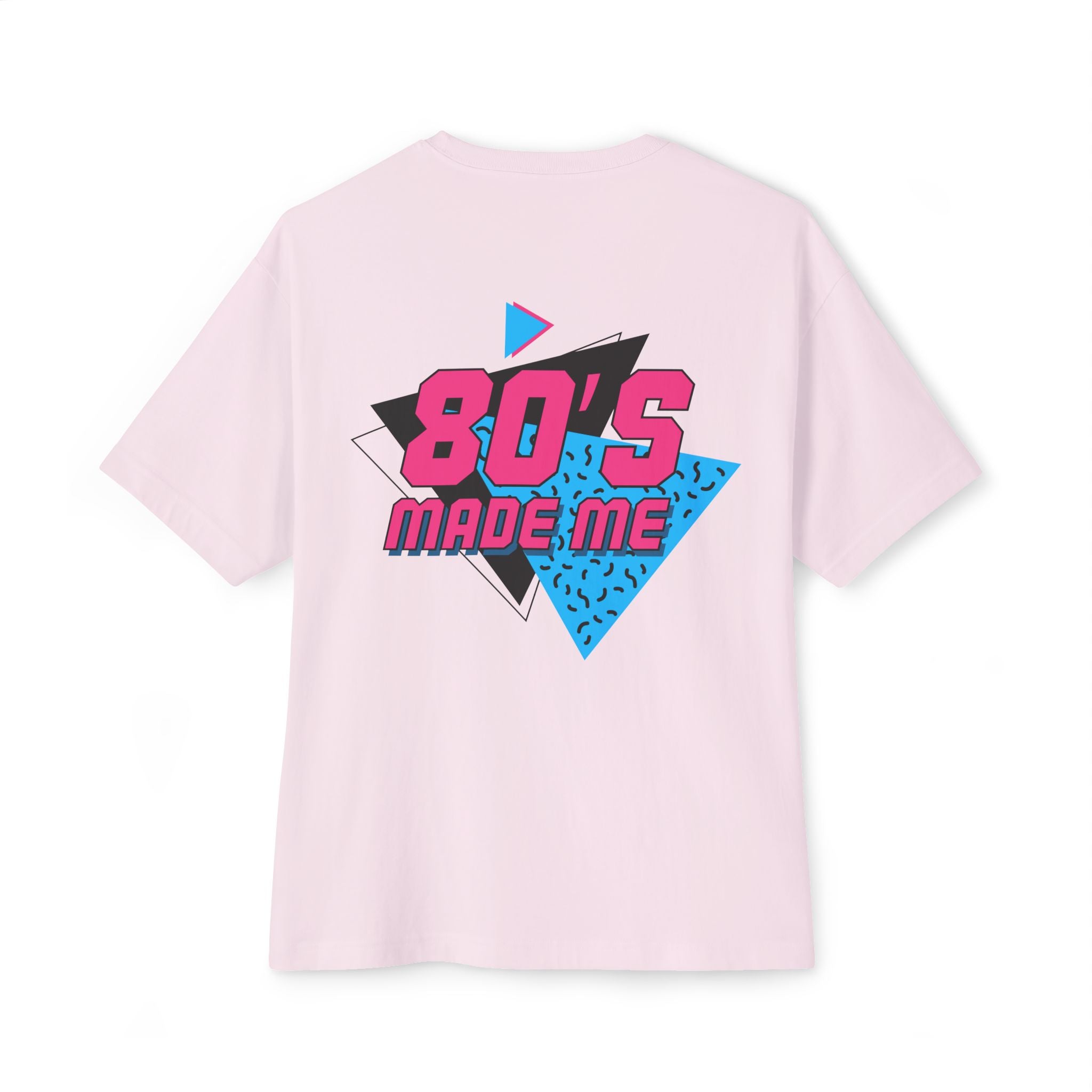 80's Made Me Oversized Boxy Tee — Retro 1980s Graphic T-Shirt