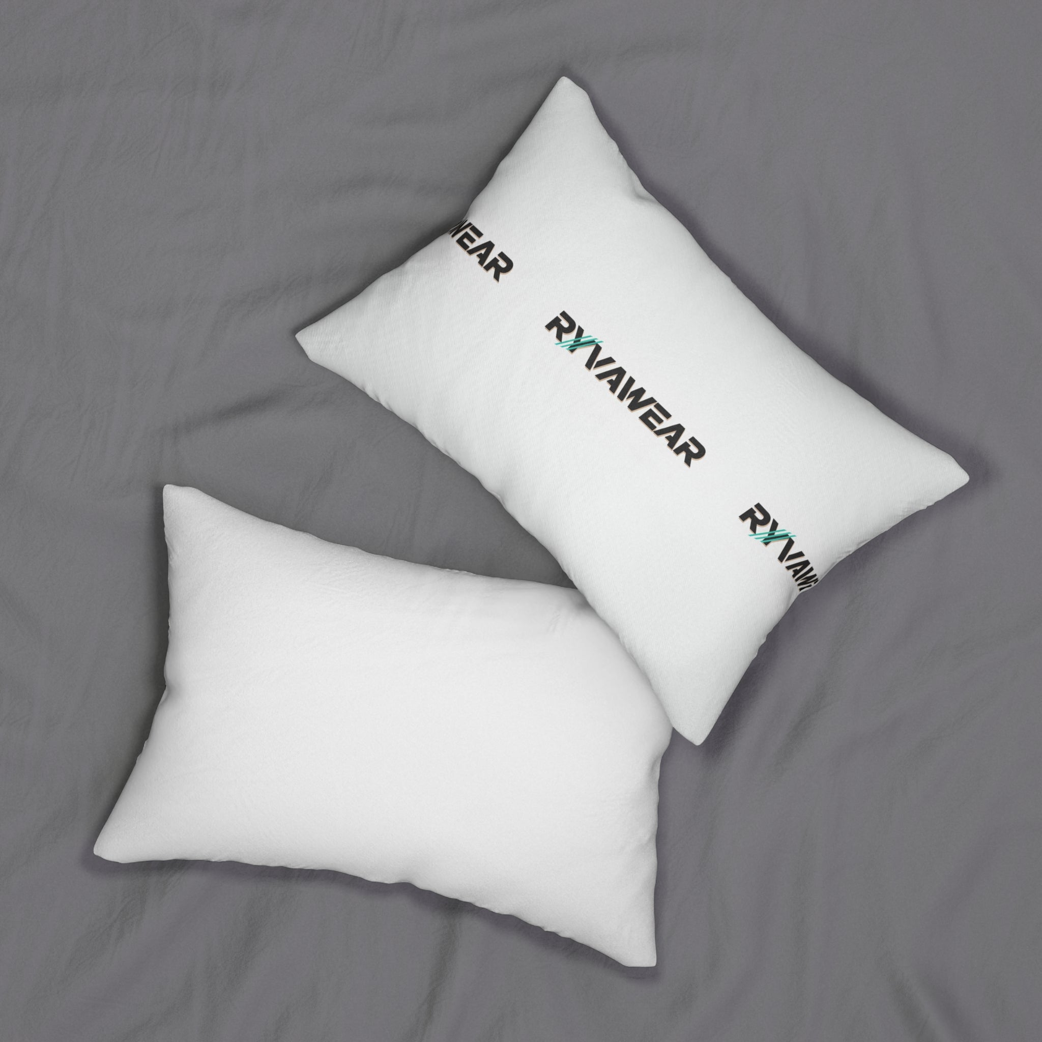 RyvaWear Logo Lumbar Pillow — Branded Spun Polyester Accent Pillow