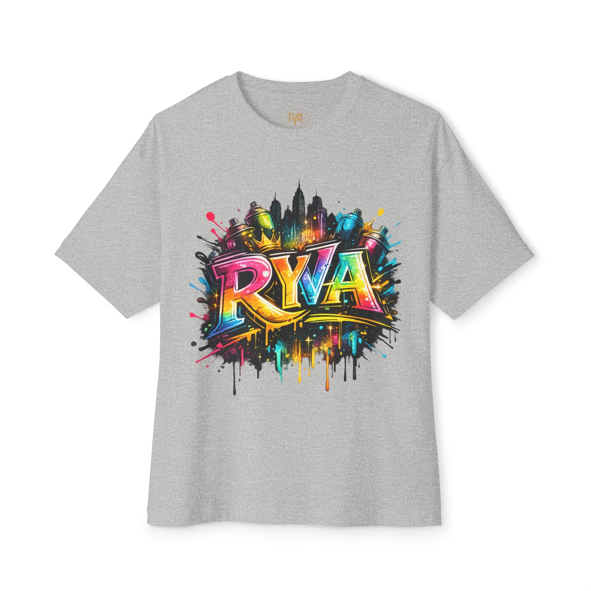 RVA Graffiti Skyline Tee — Richmond Street Art Graphic T-Shirt