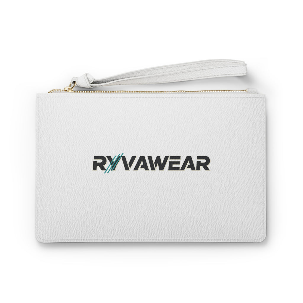 RYVAWEAR Logo Clutch Bag — Minimalist Wristlet Purse