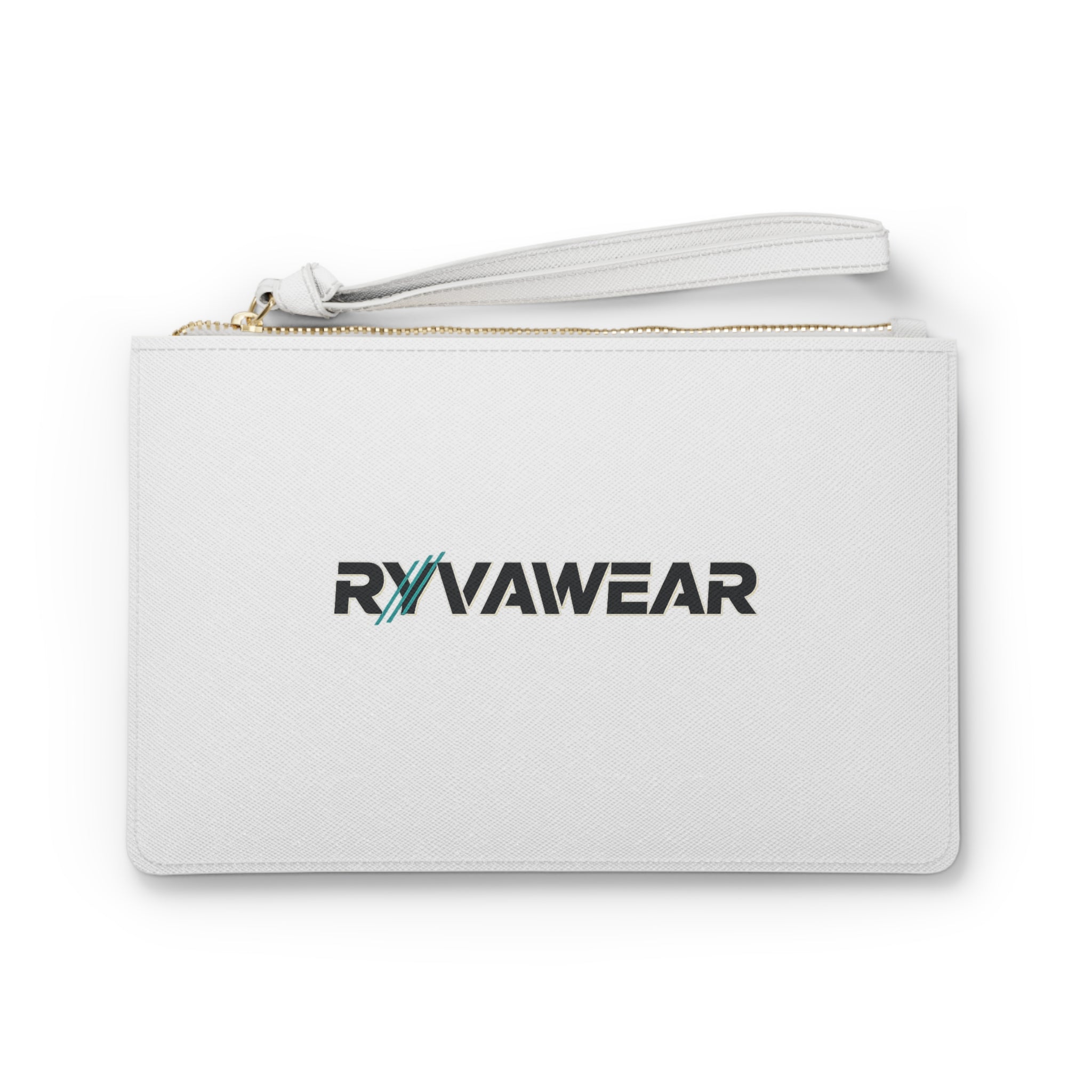 RYVAWEAR Logo Clutch Bag — Minimalist Wristlet Purse