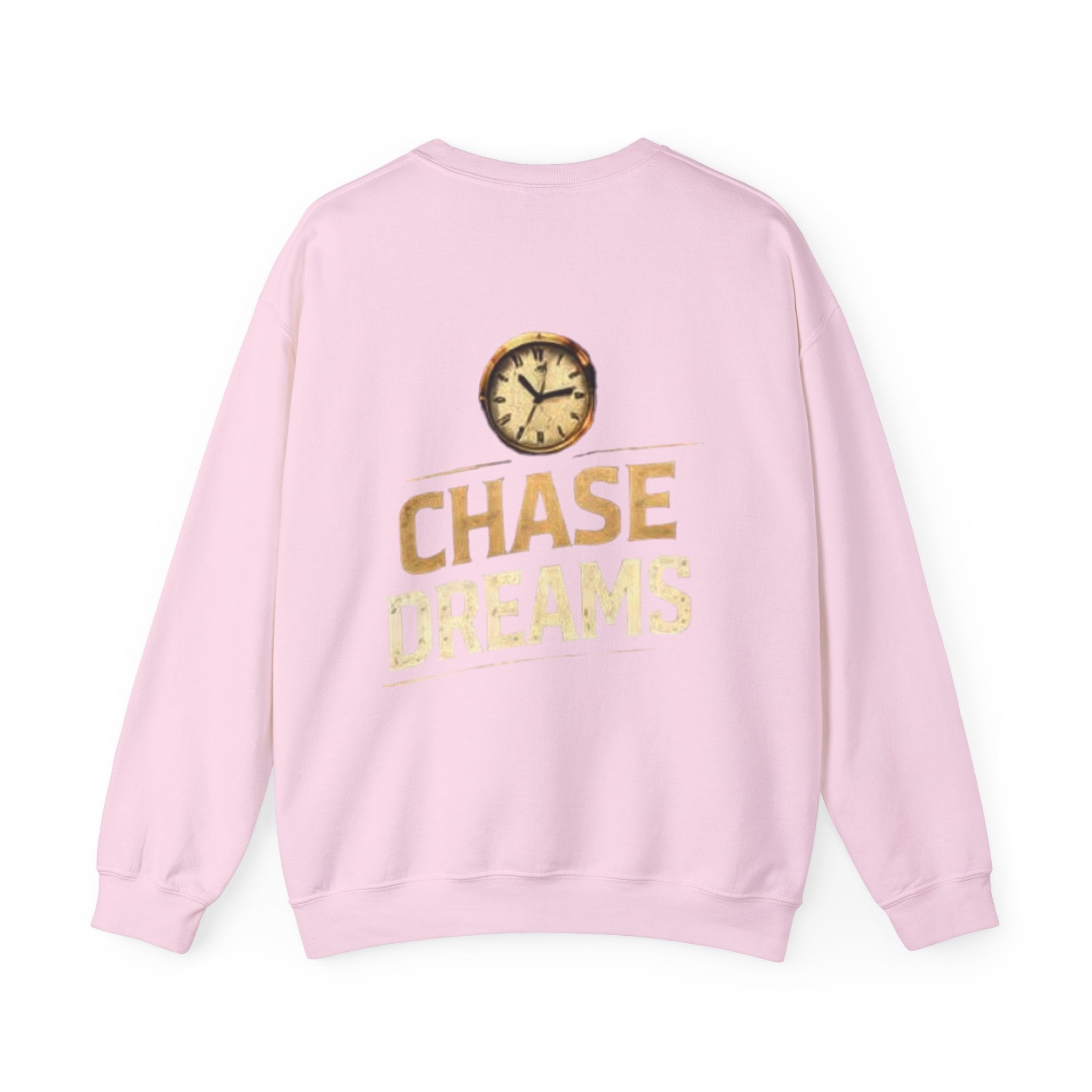Crewneck Sweatshirt — Chase Dreams Clock Graphic