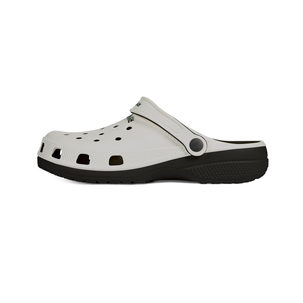 White EVA Foam Clogs — Lightweight Waterproof Slip-On Shoes