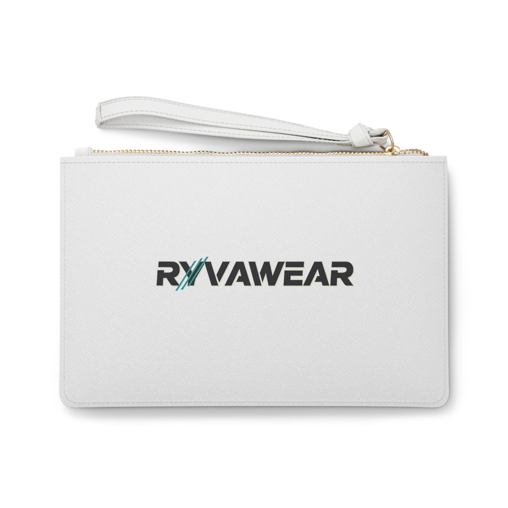 RYVAWEAR Logo Clutch Bag — Minimalist Wristlet Purse