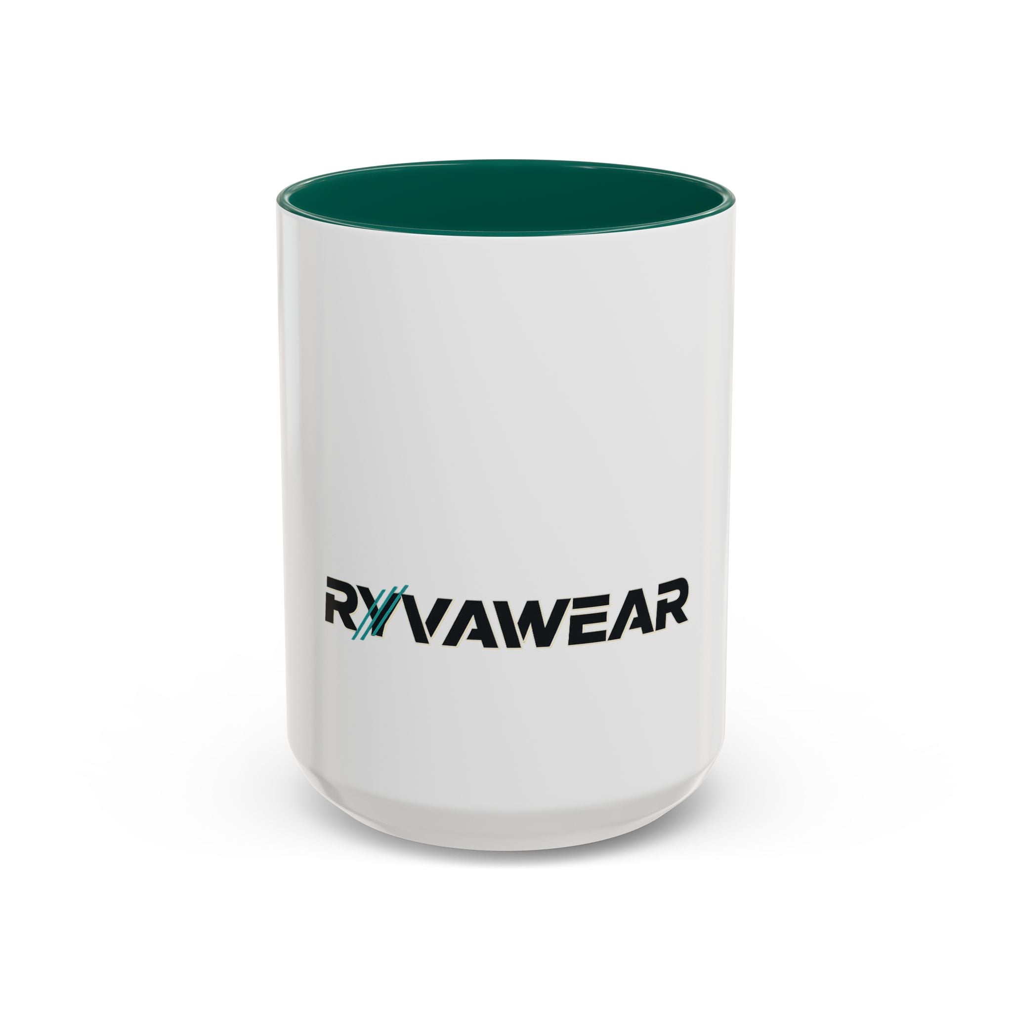 RyvaWear Logo Coffee Mug (11oz & 15oz) - Branded Ceramic Mug with Black Handle & Interior
