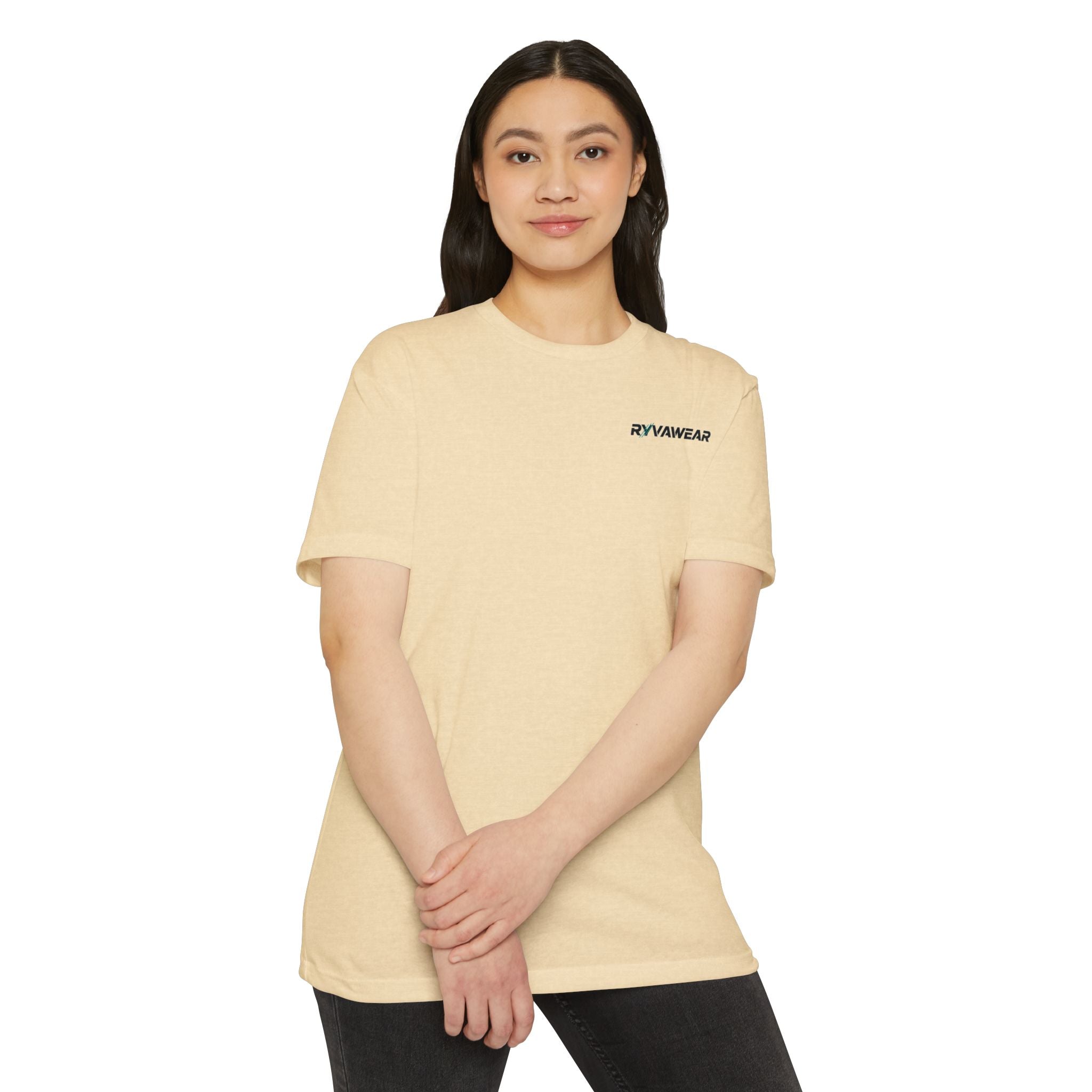 Minimal 'RYVAWEAR' Logo T-Shirt — Casual Unisex Tee