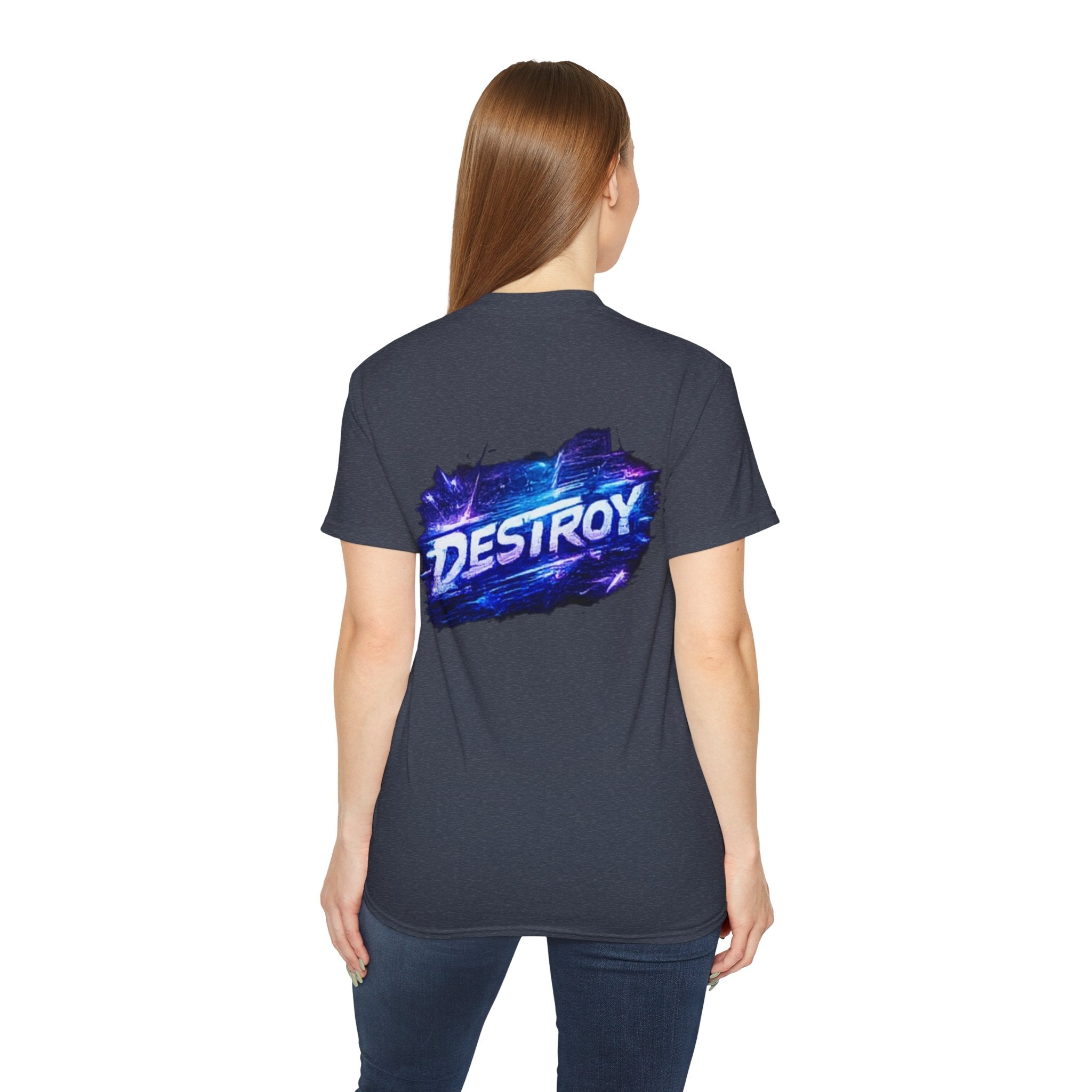 T-Shirt — 'Destroy' Retro Galaxy Graphic Tee