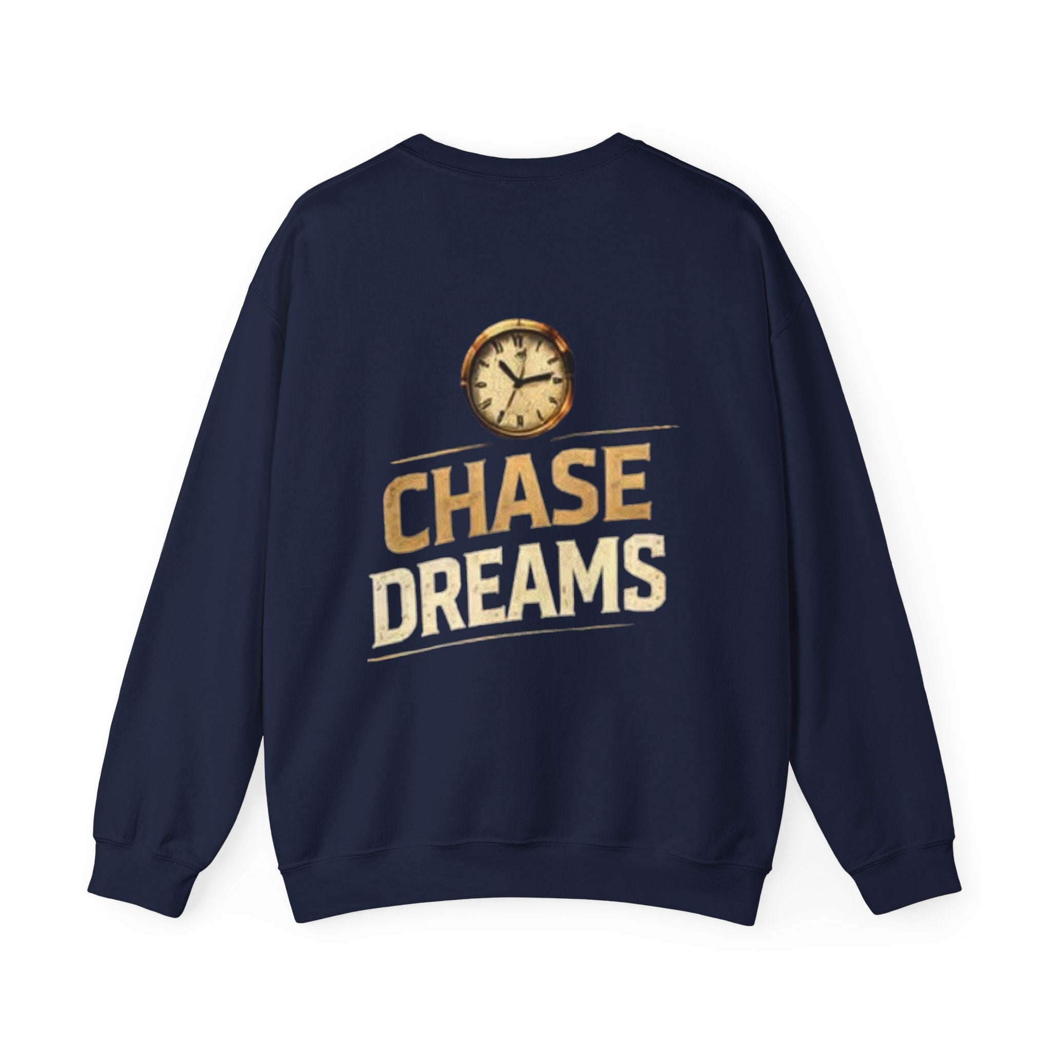 Crewneck Sweatshirt — Chase Dreams Clock Graphic