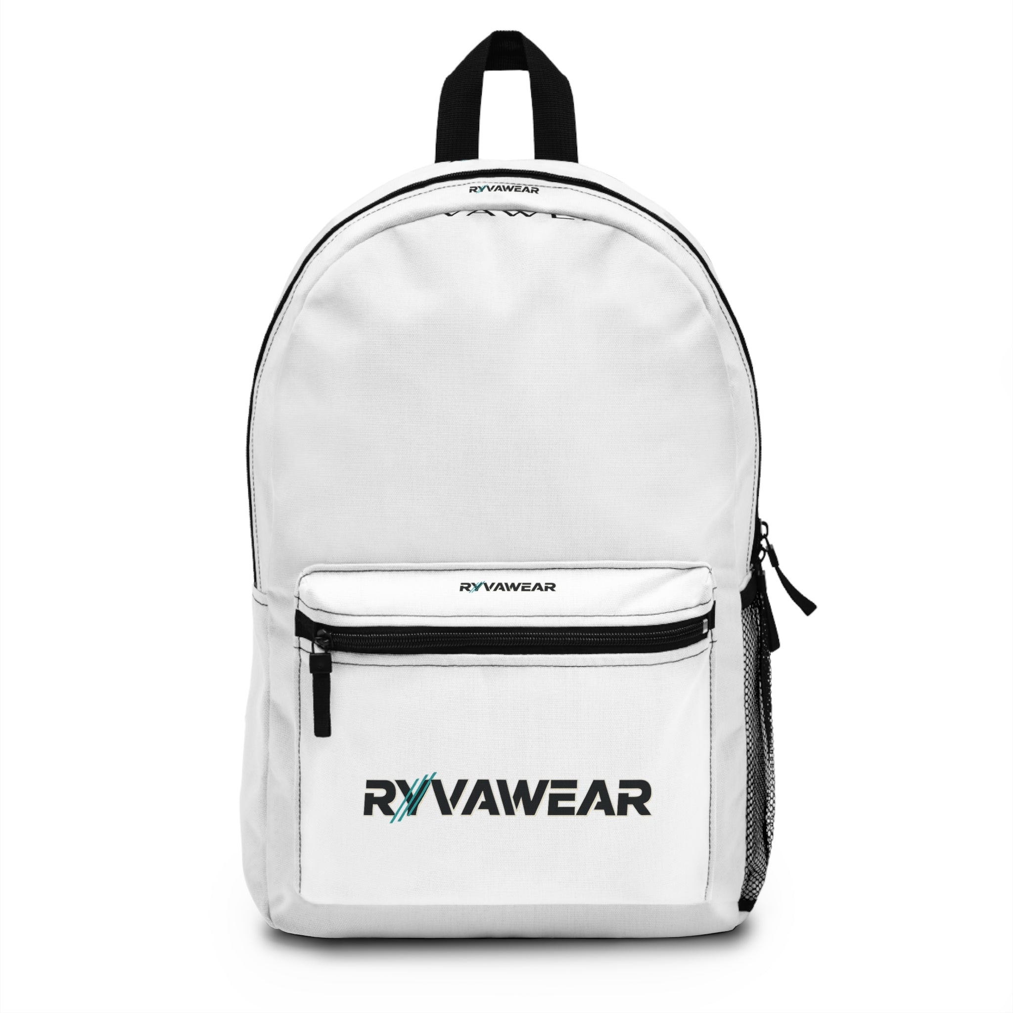 RYVAWEAR Minimalist White Backpack – Lightweight Everyday School & Travel Bag