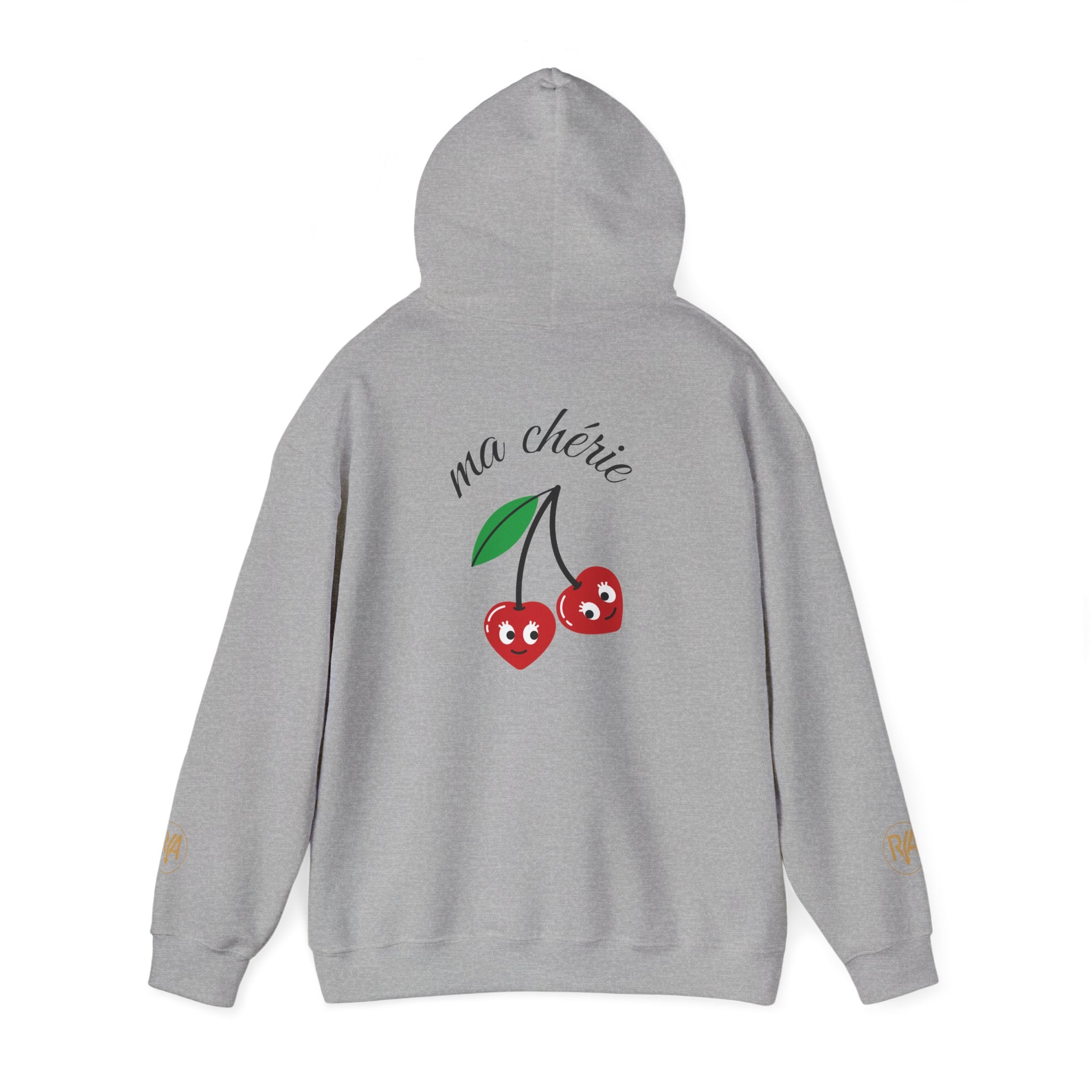 Cherry Mariette Hoodie — Cute Retro Cherry Graphic Hooded Sweatshirt
