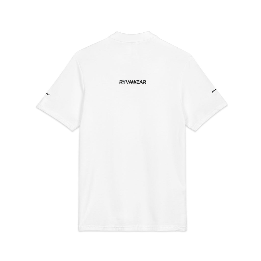 Embroidered Classic Polo Shirt — Minimal Chest & Back Logo