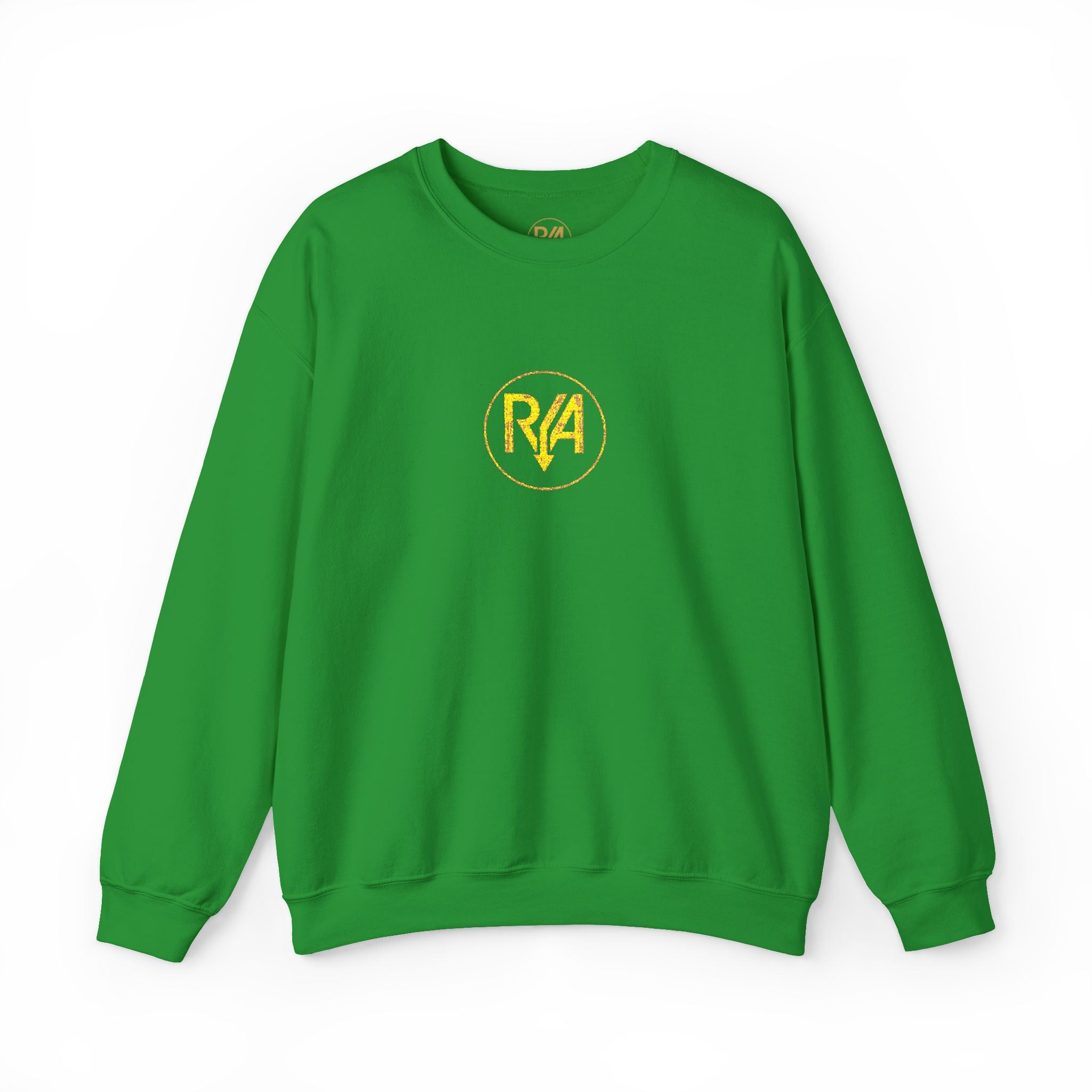 RA Yellow Floral Logo Crewneck Sweatshirt