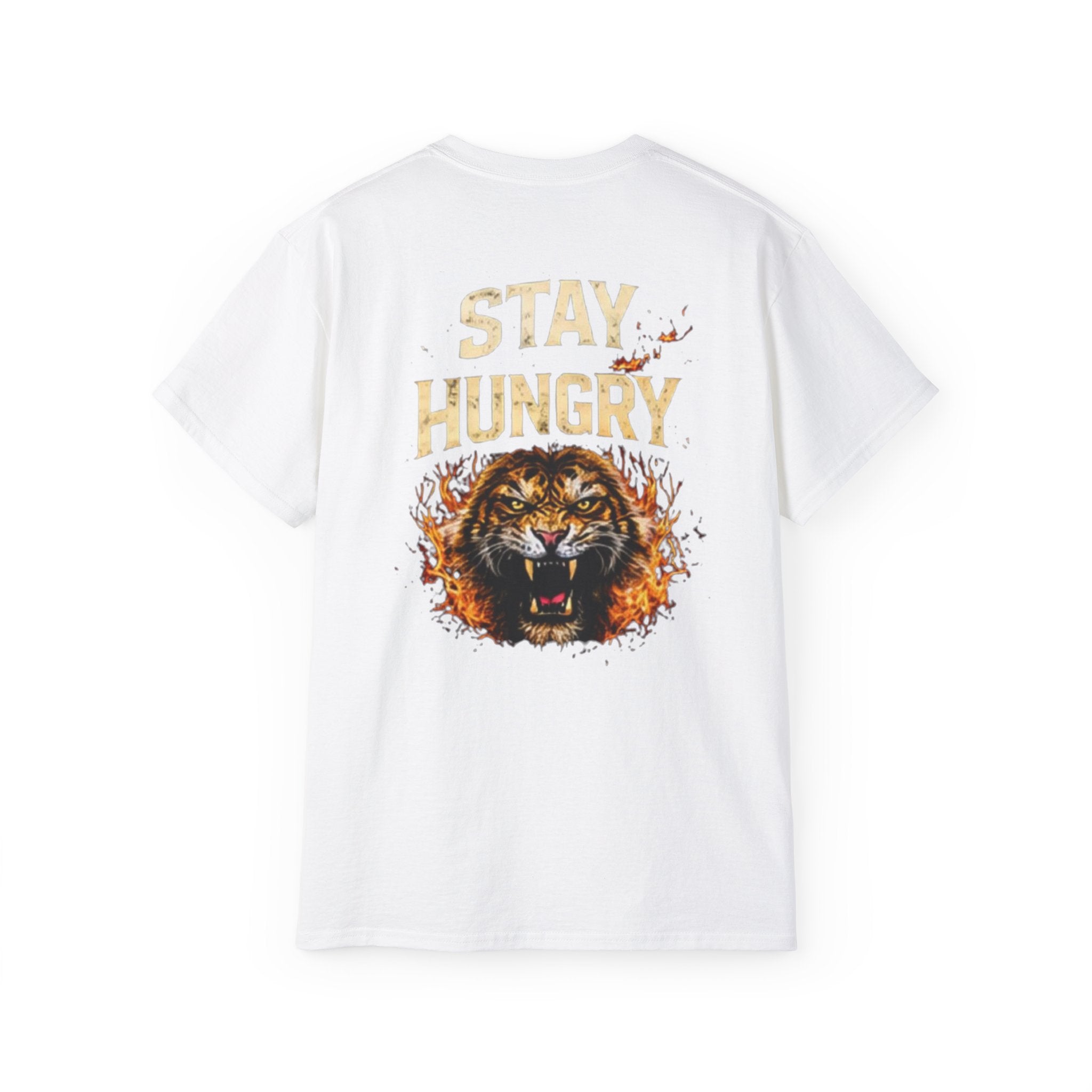 Stay Hungry Lion T-Shirt — Motivational Graphic Tee