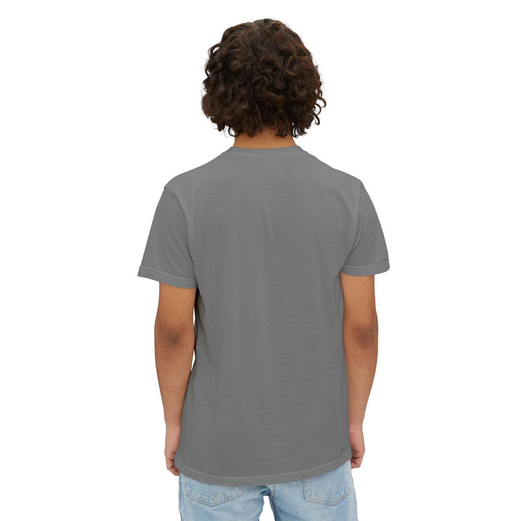 Minimal Pocket T‑Shirt — Subtle Text Chest Pocket Tee