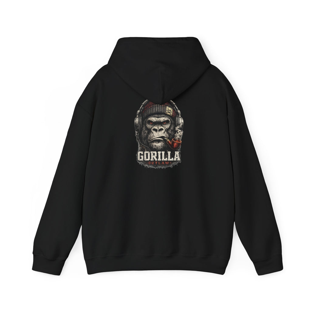 Gorilla Graphic Hoodie — Bold Ape Portrait Sweatshirt