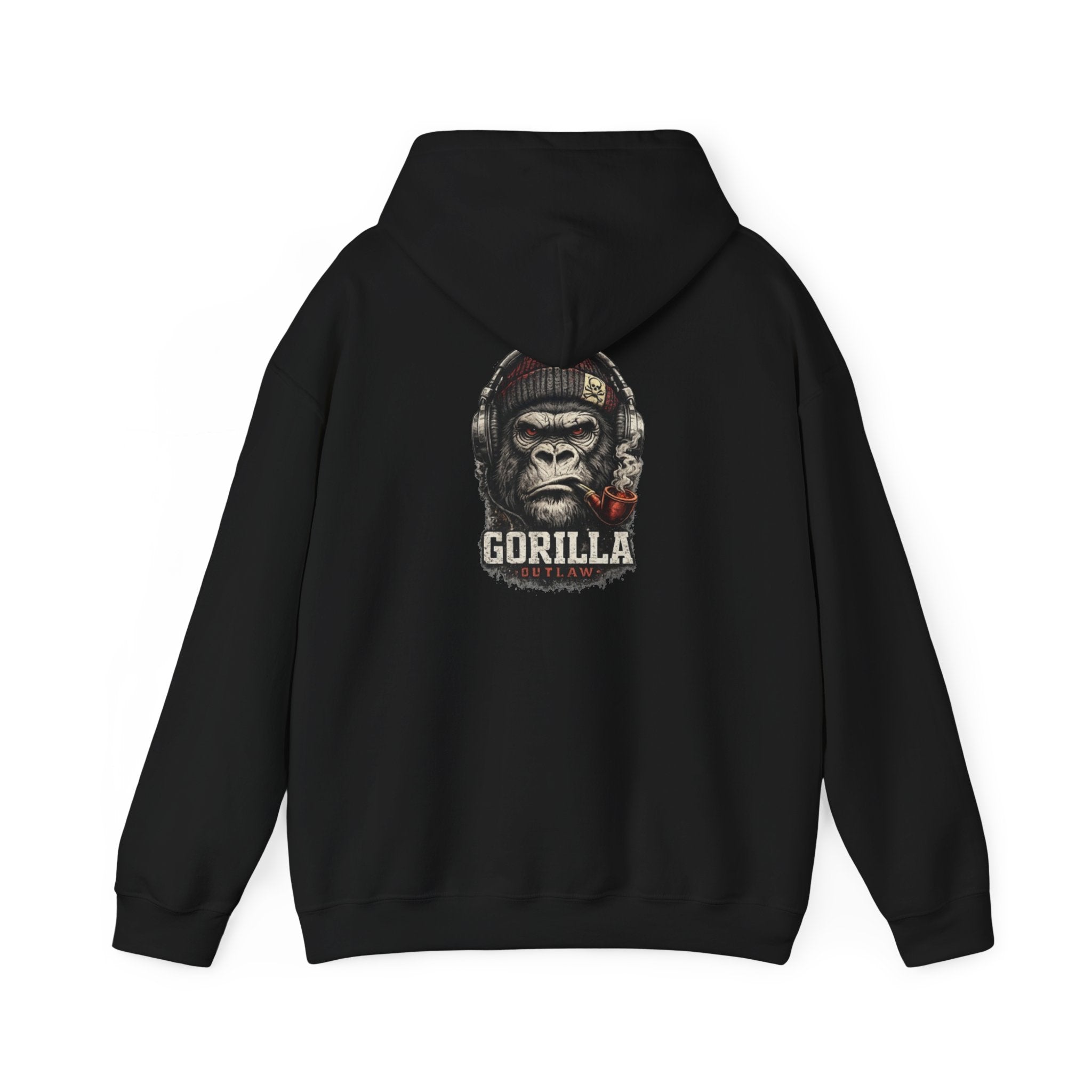 Gorilla Graphic Hoodie — Bold Ape Portrait Sweatshirt