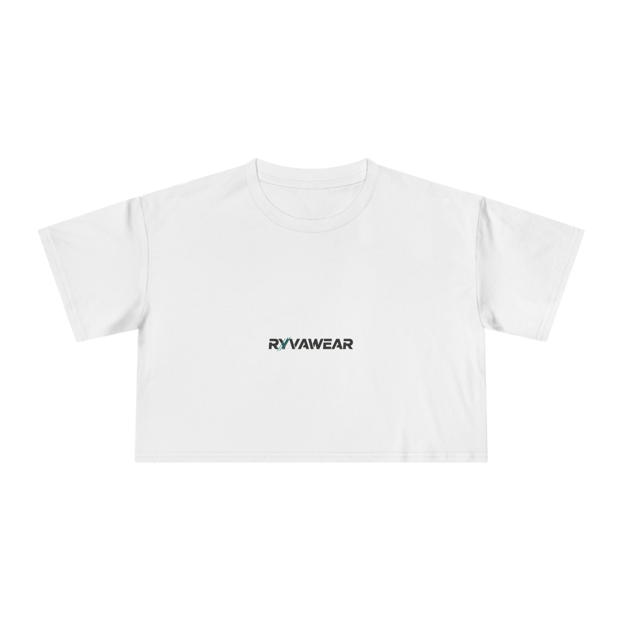 Women's Crop Tee – Minimal 'RYYAWEAR' Logo Crop Top