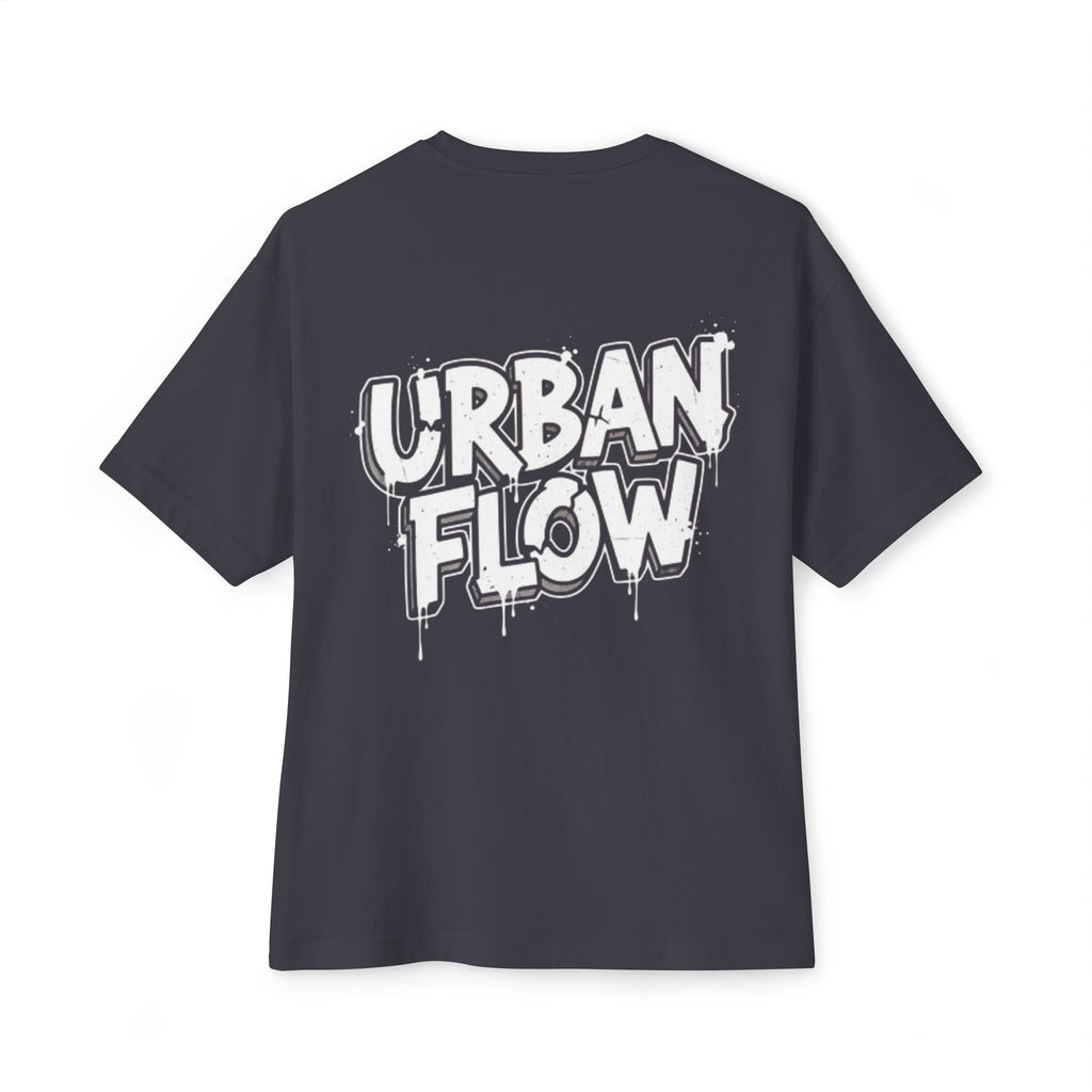 Urban Flow Tee — Graffiti Logo Oversized Boxy T-Shirt