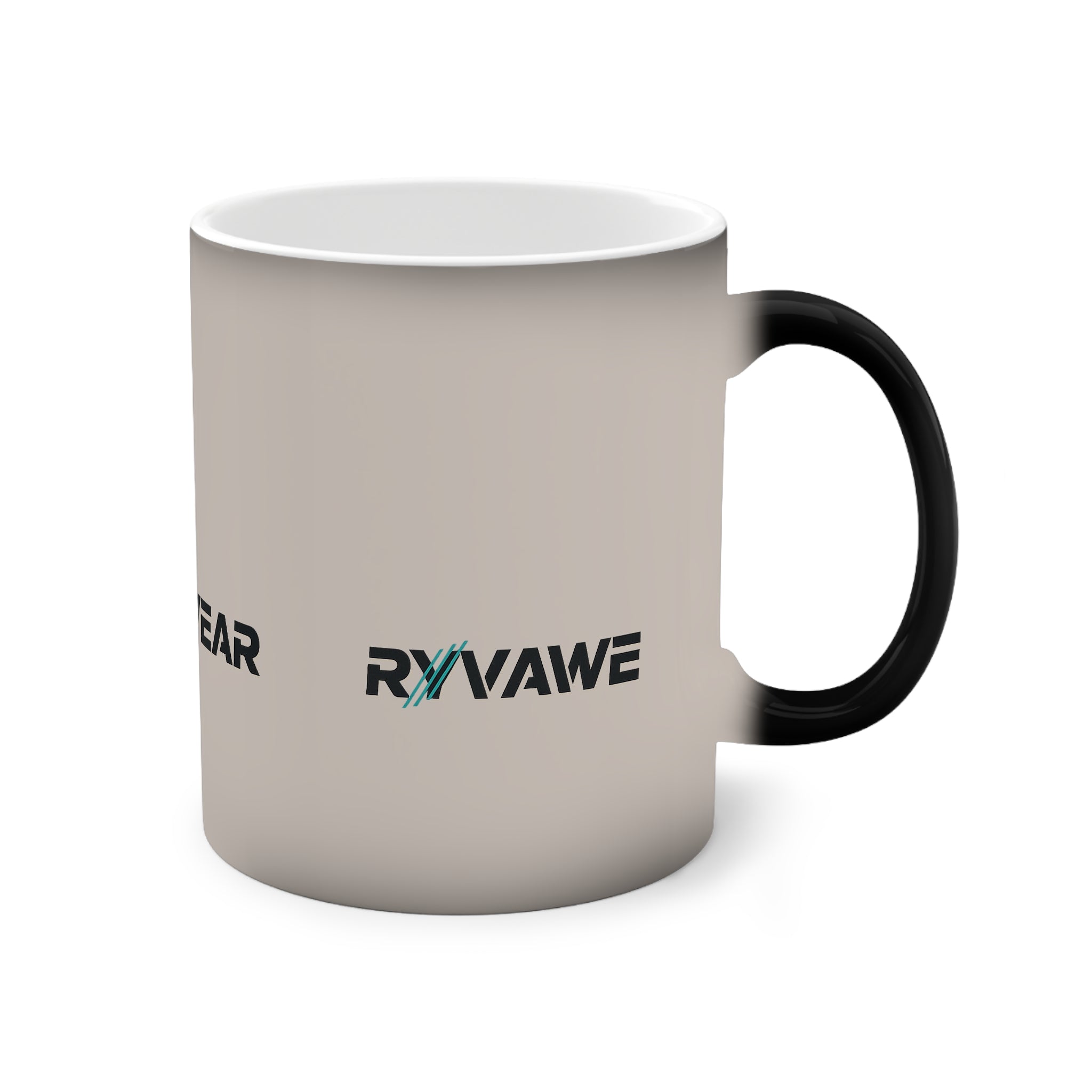Color-Changing Mug — RVVAEWEAR Logo Heat Reveal, 11oz