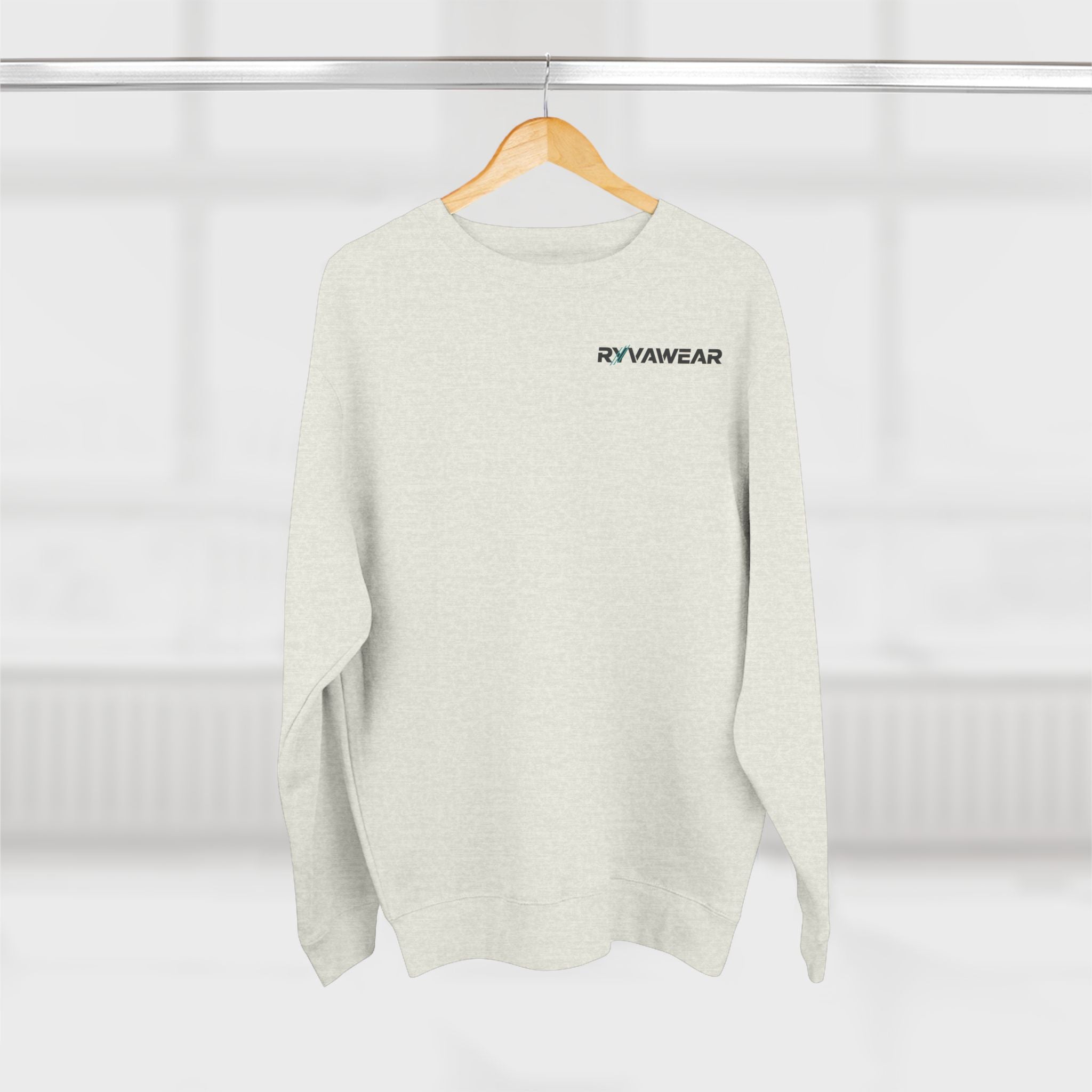 Minimalist 'RYVAWEAR' Crewneck Sweatshirt