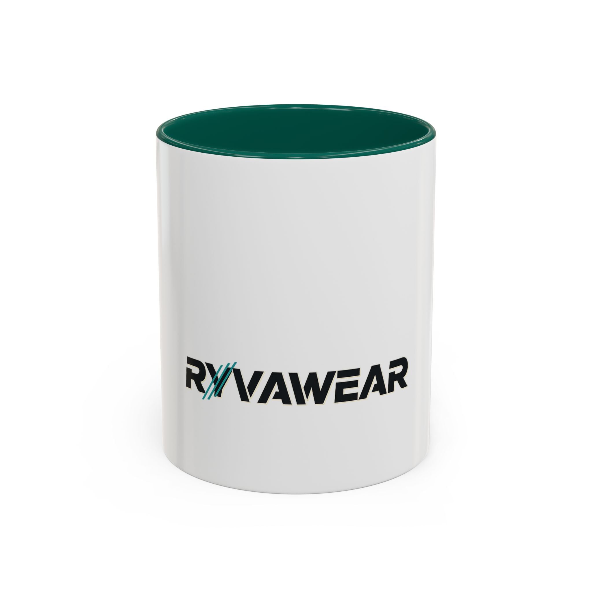 RyvaWear Logo Coffee Mug (11oz & 15oz) - Branded Ceramic Mug with Black Handle & Interior
