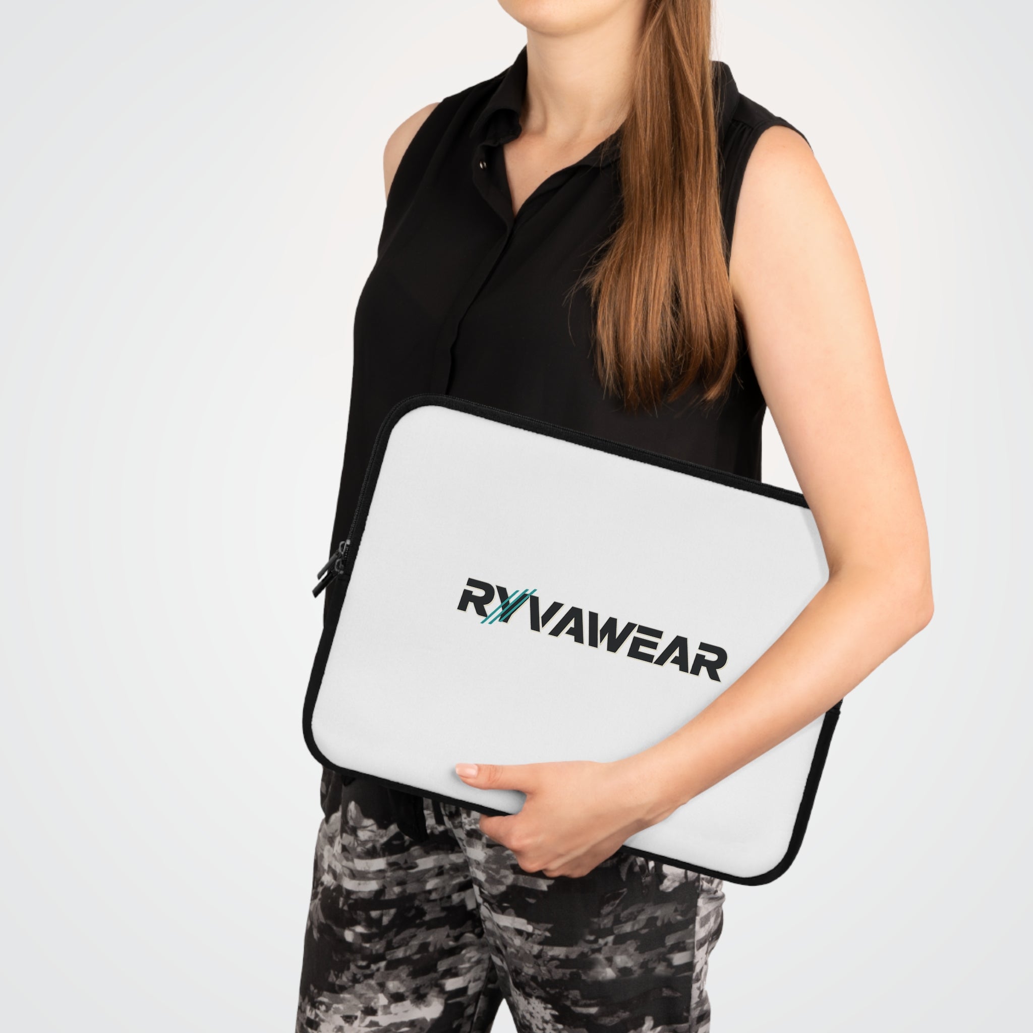 RyvaWear Logo Laptop Sleeve - Protective Zippered Neoprene Case